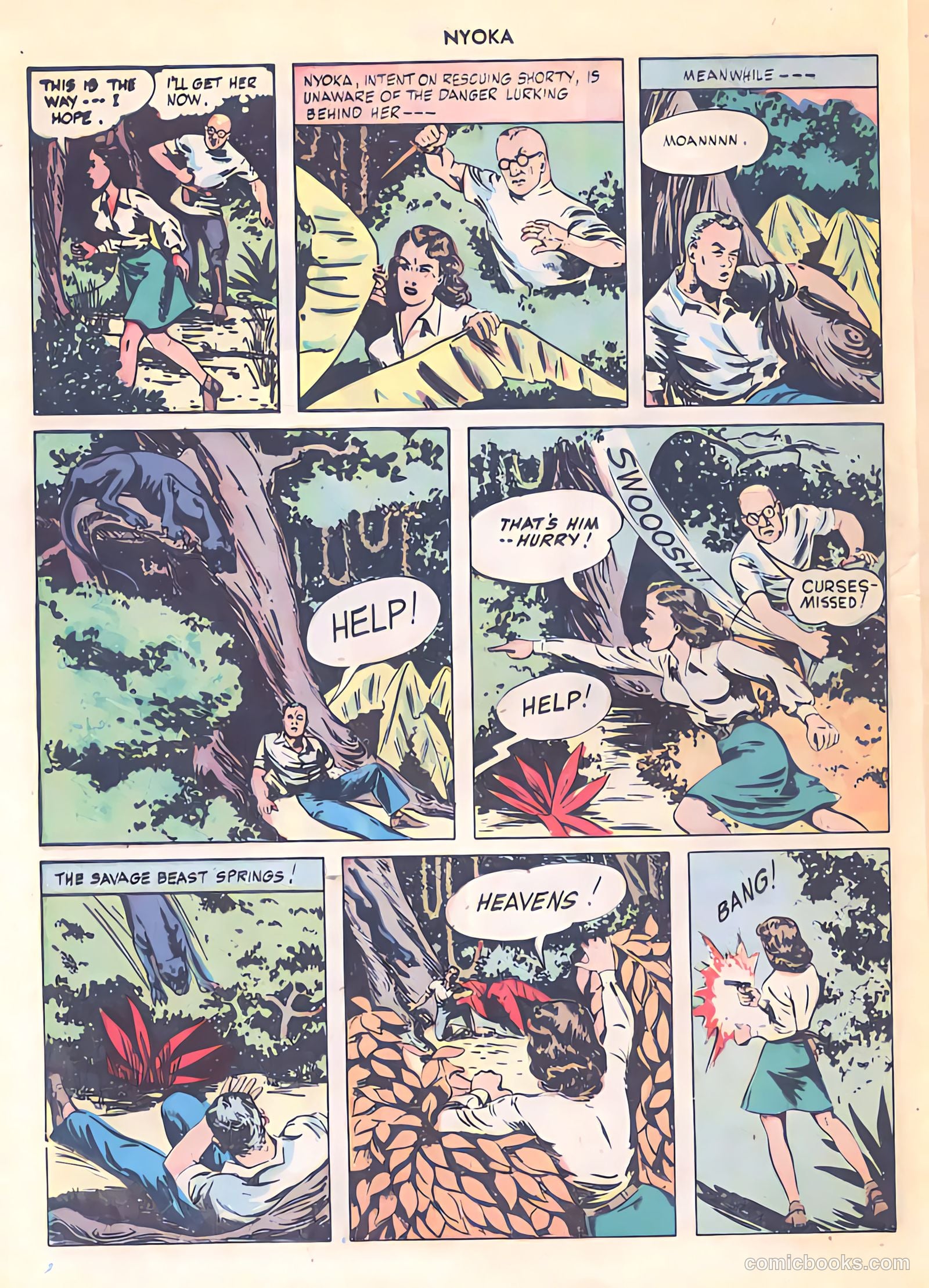 Nyoka the Jungle Girl #4 — page 40 of 52