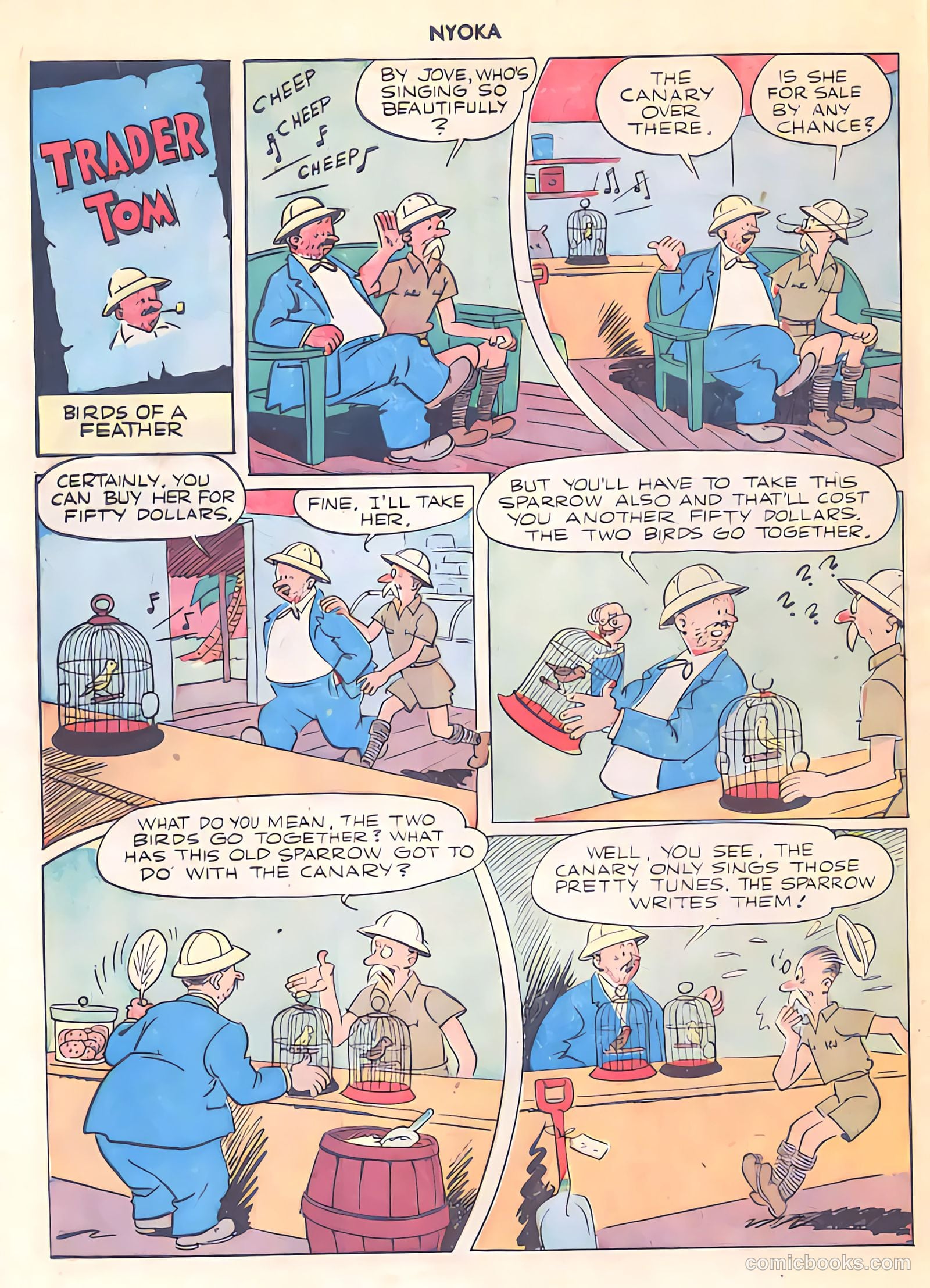Nyoka the Jungle Girl #4 — page 44 of 52