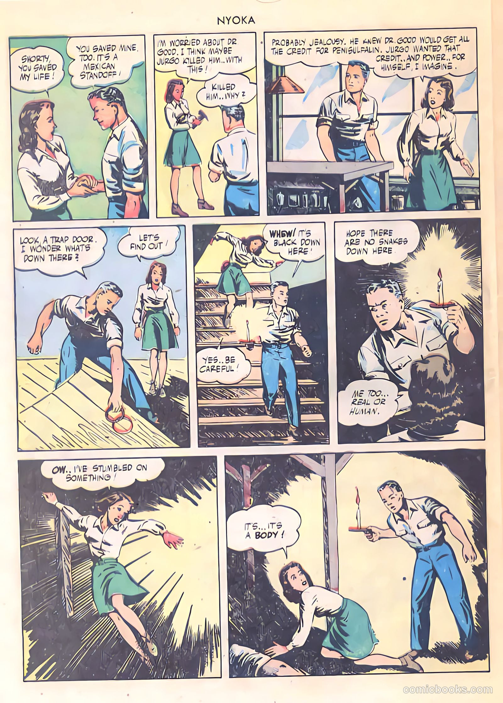 Nyoka the Jungle Girl #4 — page 46 of 52