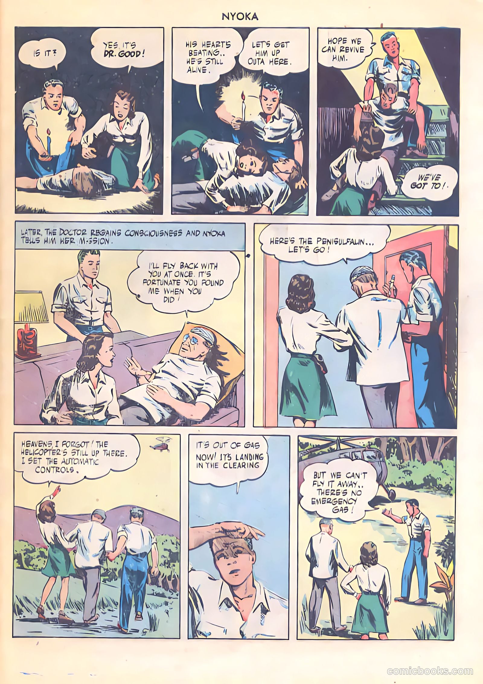 Nyoka the Jungle Girl #4 — page 47 of 52
