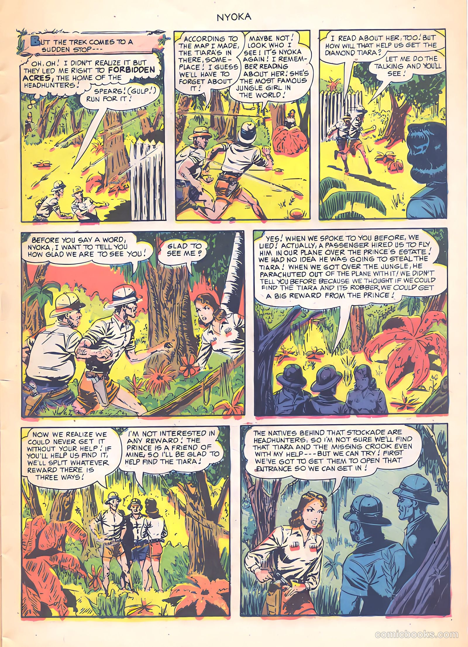 Nyoka the Jungle Girl #40 — page 7 of 36