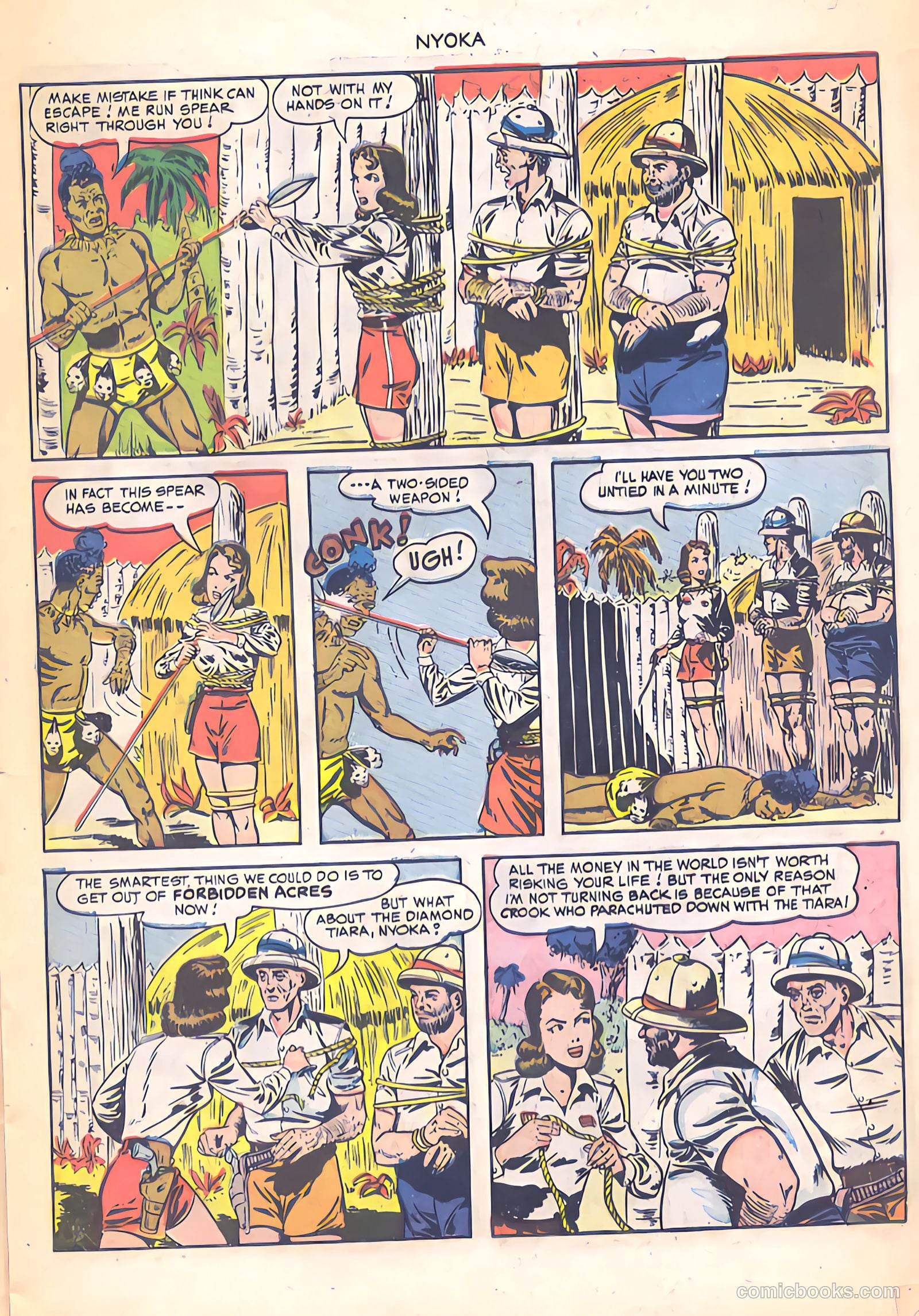 Nyoka the Jungle Girl #40 — page 15 of 36