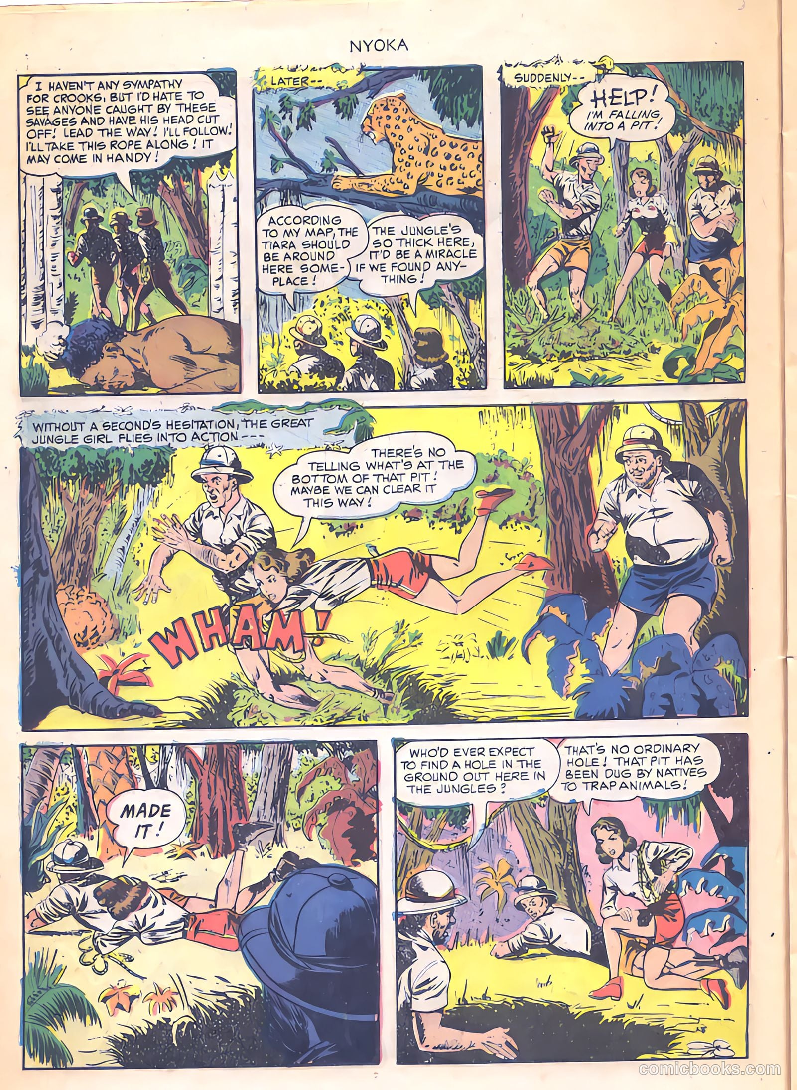 Nyoka the Jungle Girl #40 — page 16 of 36