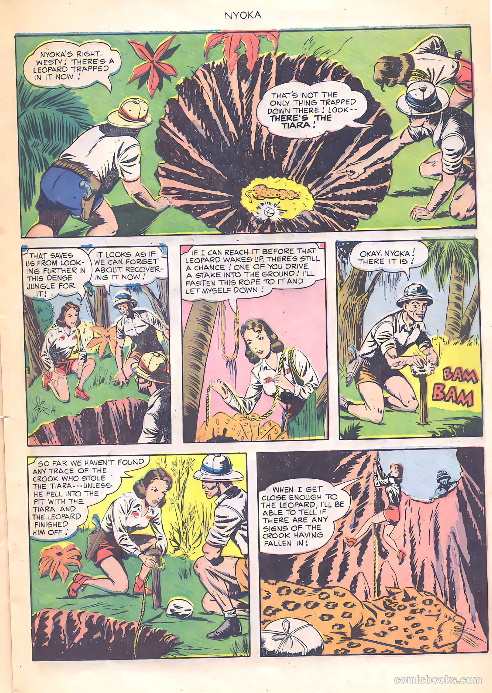 Nyoka the Jungle Girl #40 — page 17 of 36