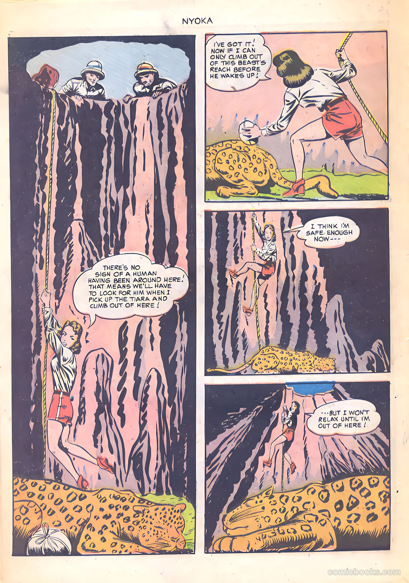 Nyoka the Jungle Girl #40 — page 18 of 36