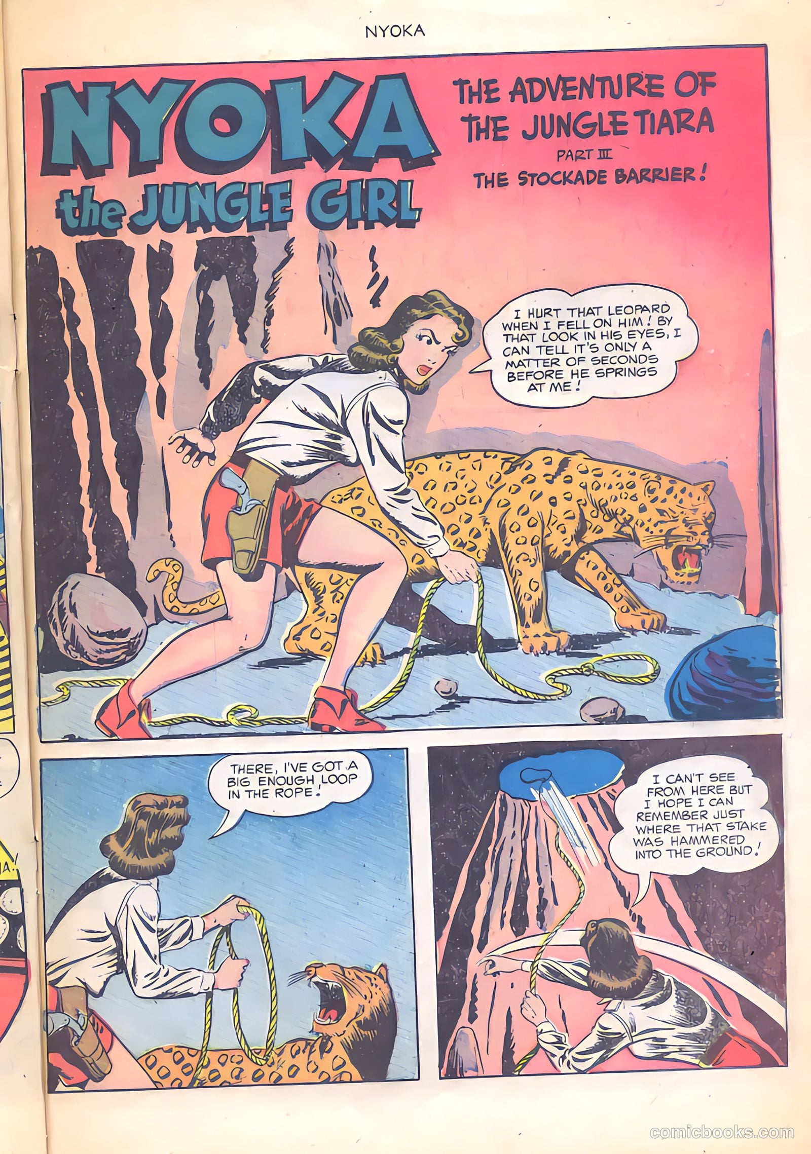 Nyoka the Jungle Girl #40 — page 21 of 36