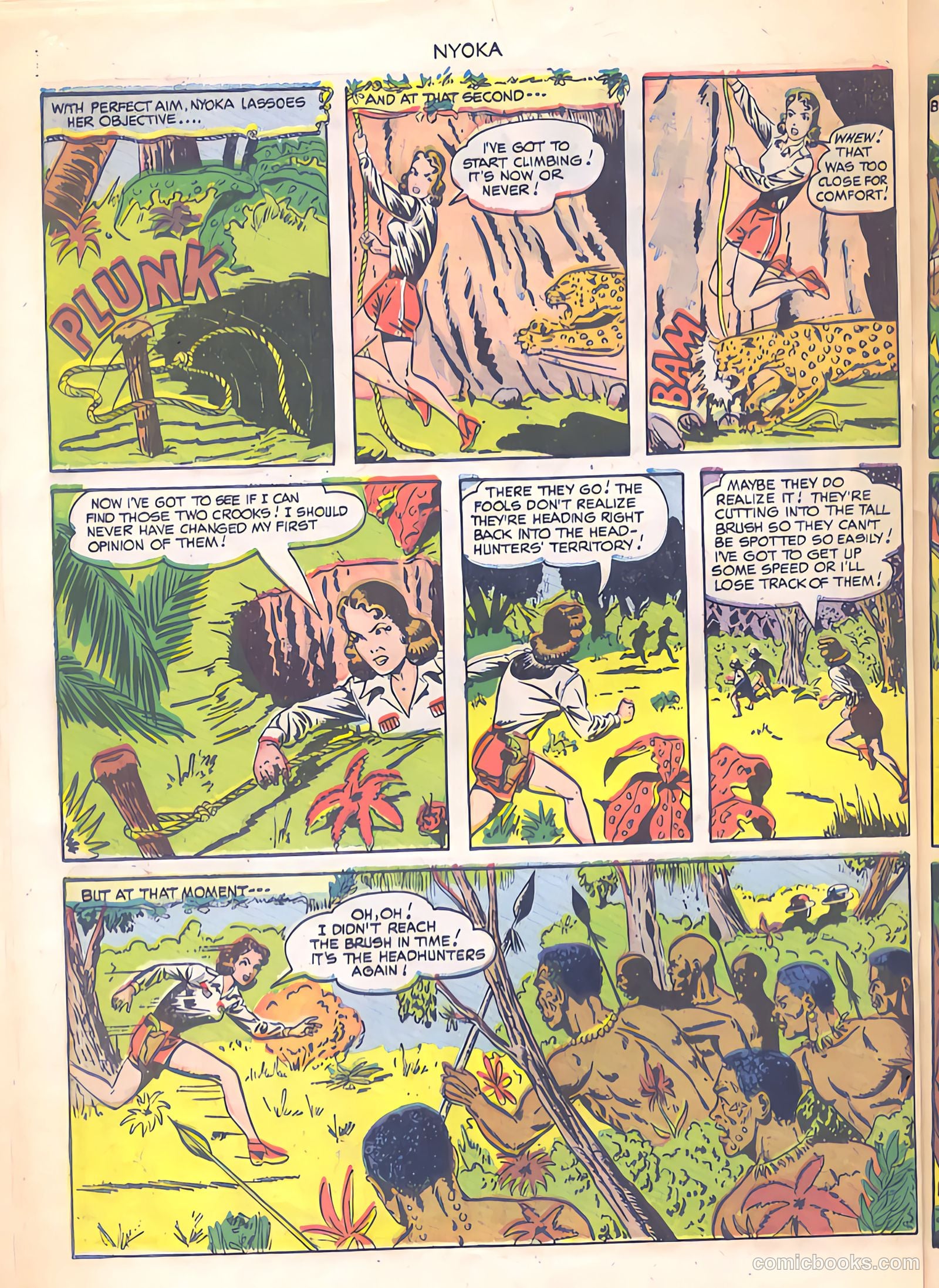 Nyoka the Jungle Girl #40 — page 22 of 36