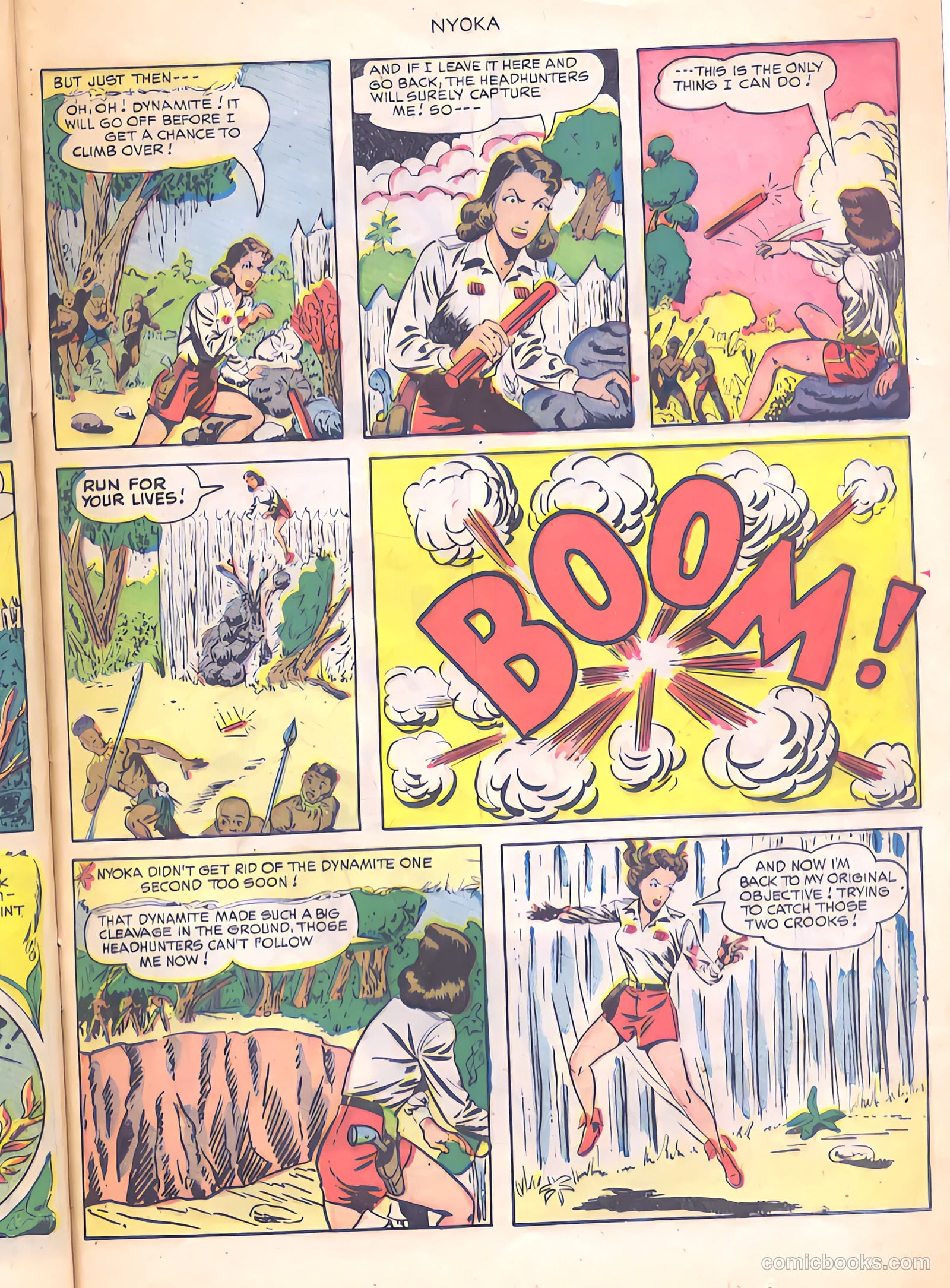 Nyoka the Jungle Girl #40 — page 25 of 36