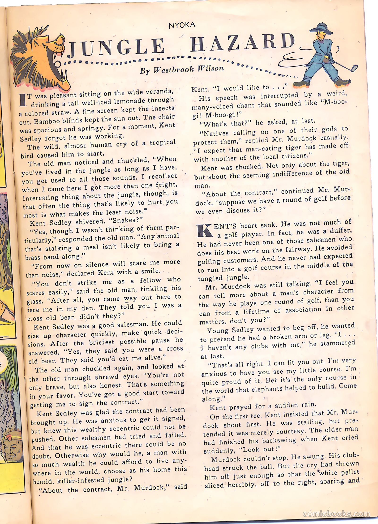 Nyoka the Jungle Girl #40 — page 27 of 36