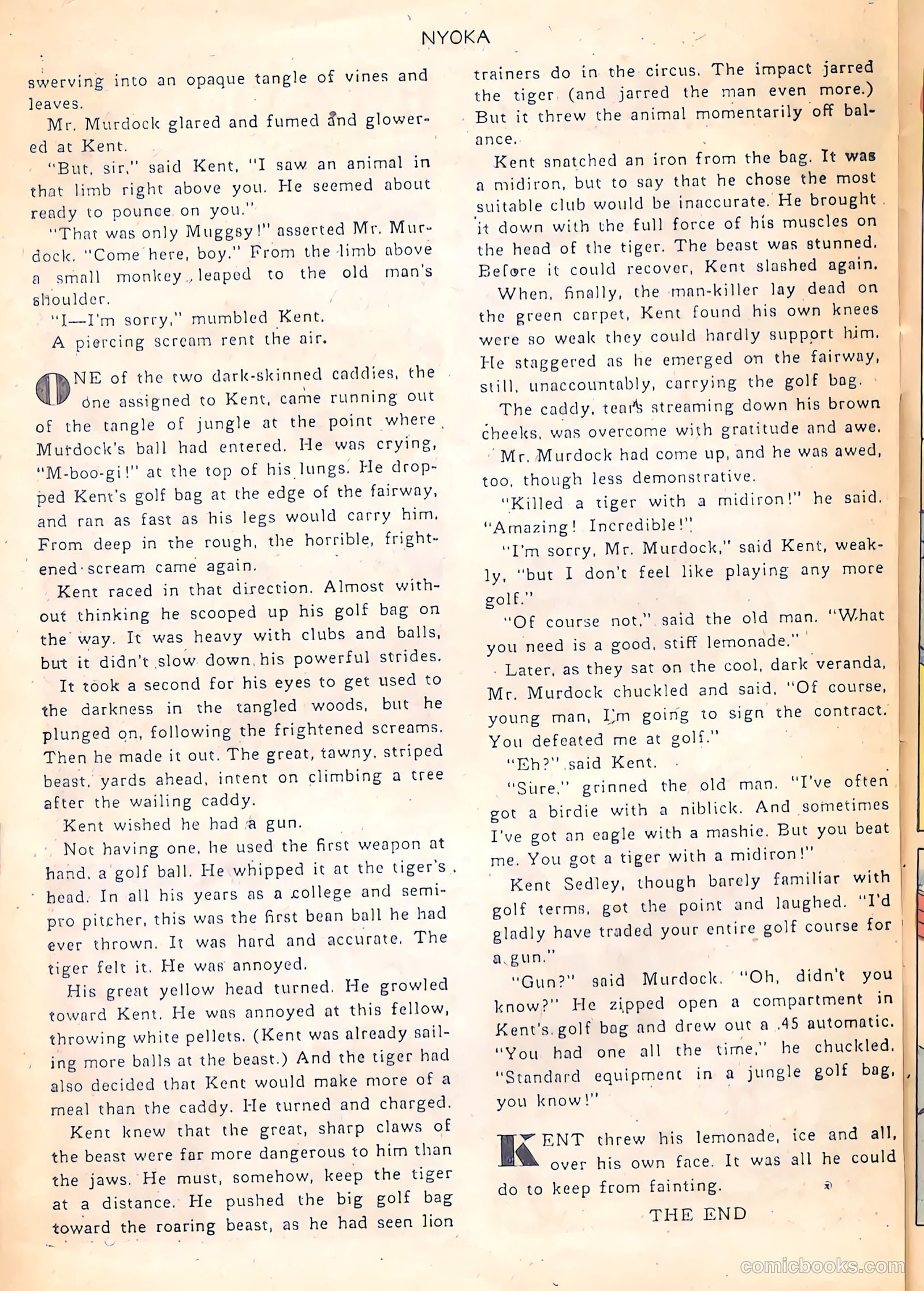 Nyoka the Jungle Girl #40 — page 28 of 36