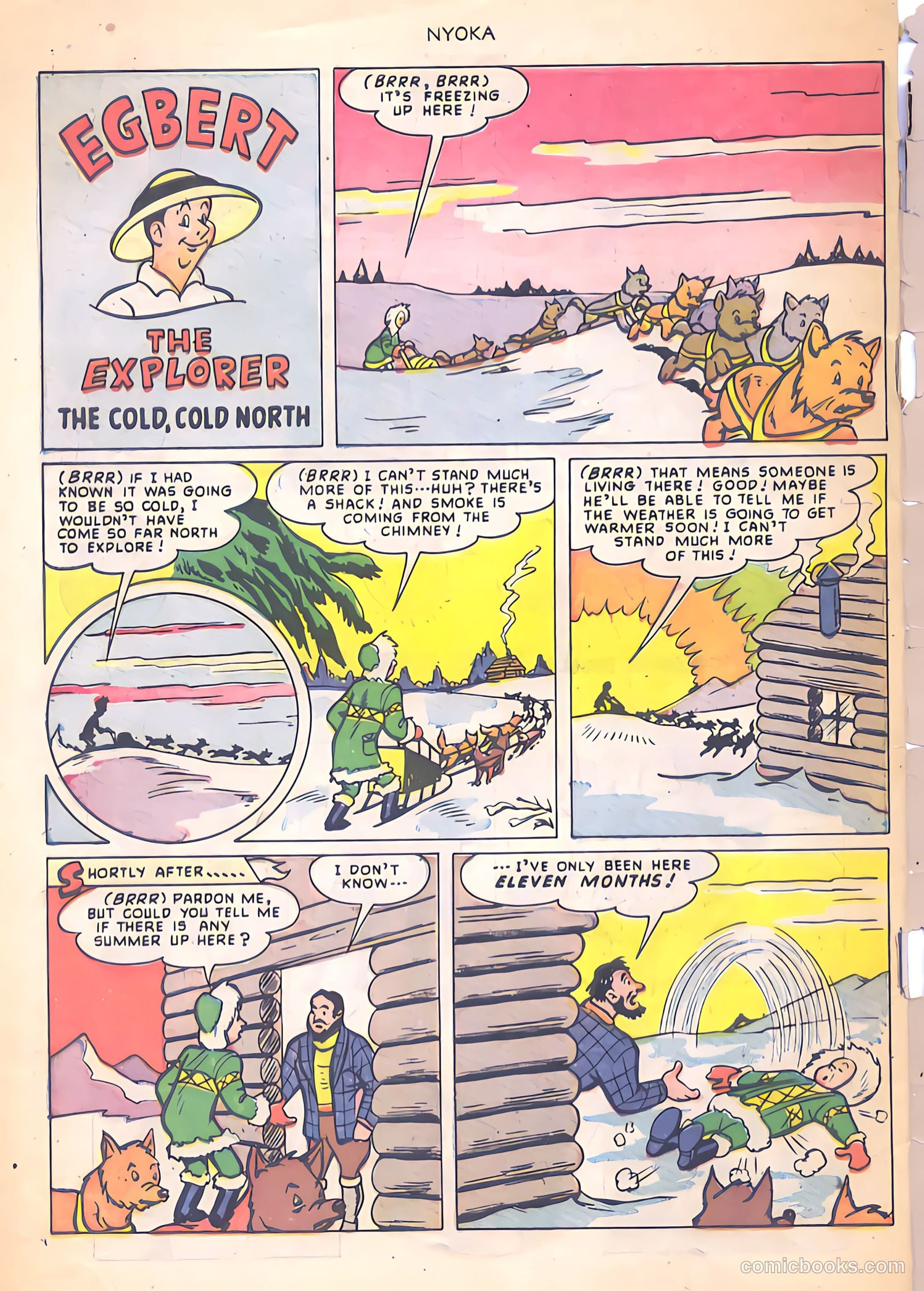 Nyoka the Jungle Girl #40 — page 34 of 36