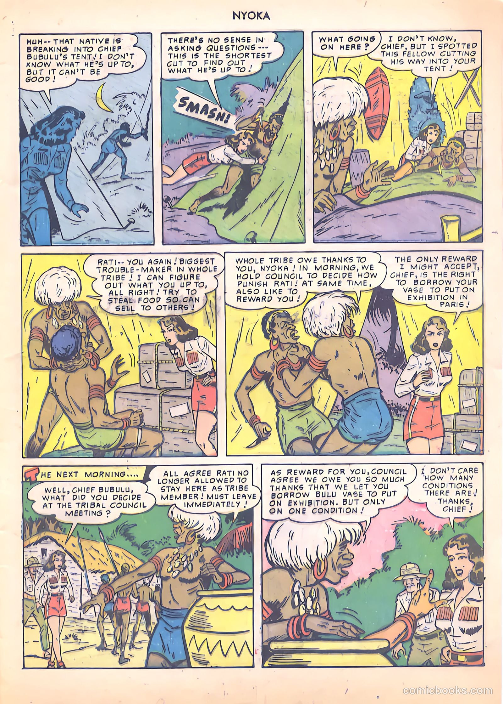 Nyoka the Jungle Girl #41 — page 5 of 52