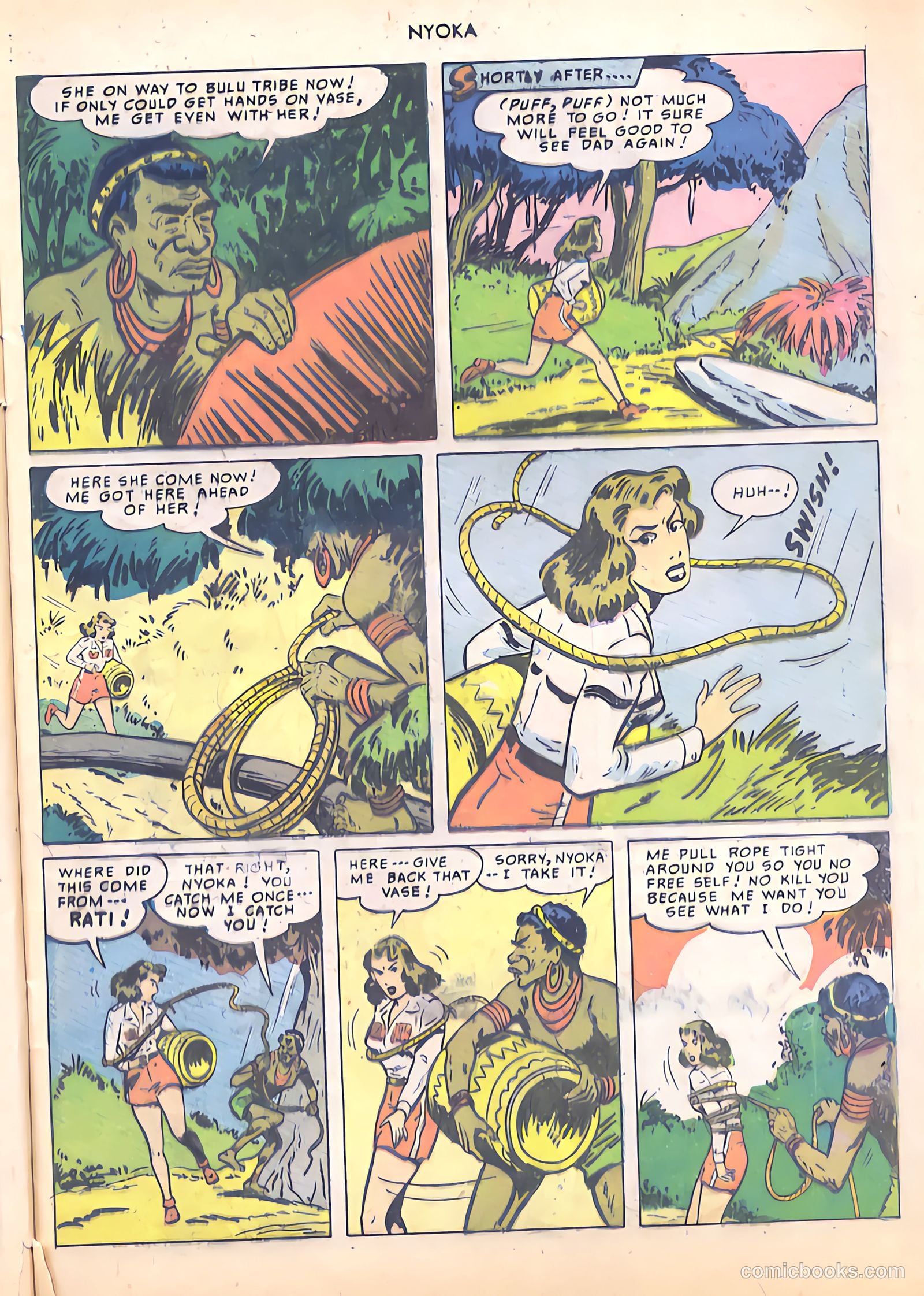 Nyoka the Jungle Girl #41 — page 13 of 52
