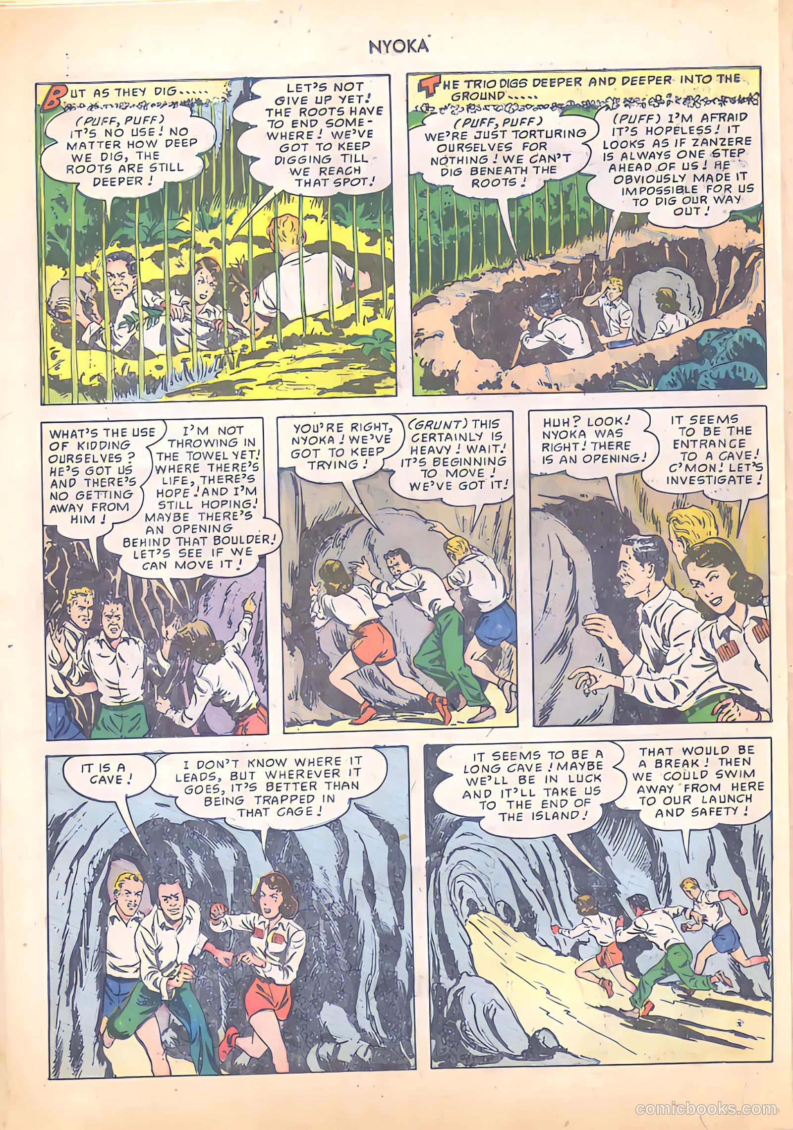 Nyoka the Jungle Girl #41 — page 38 of 52