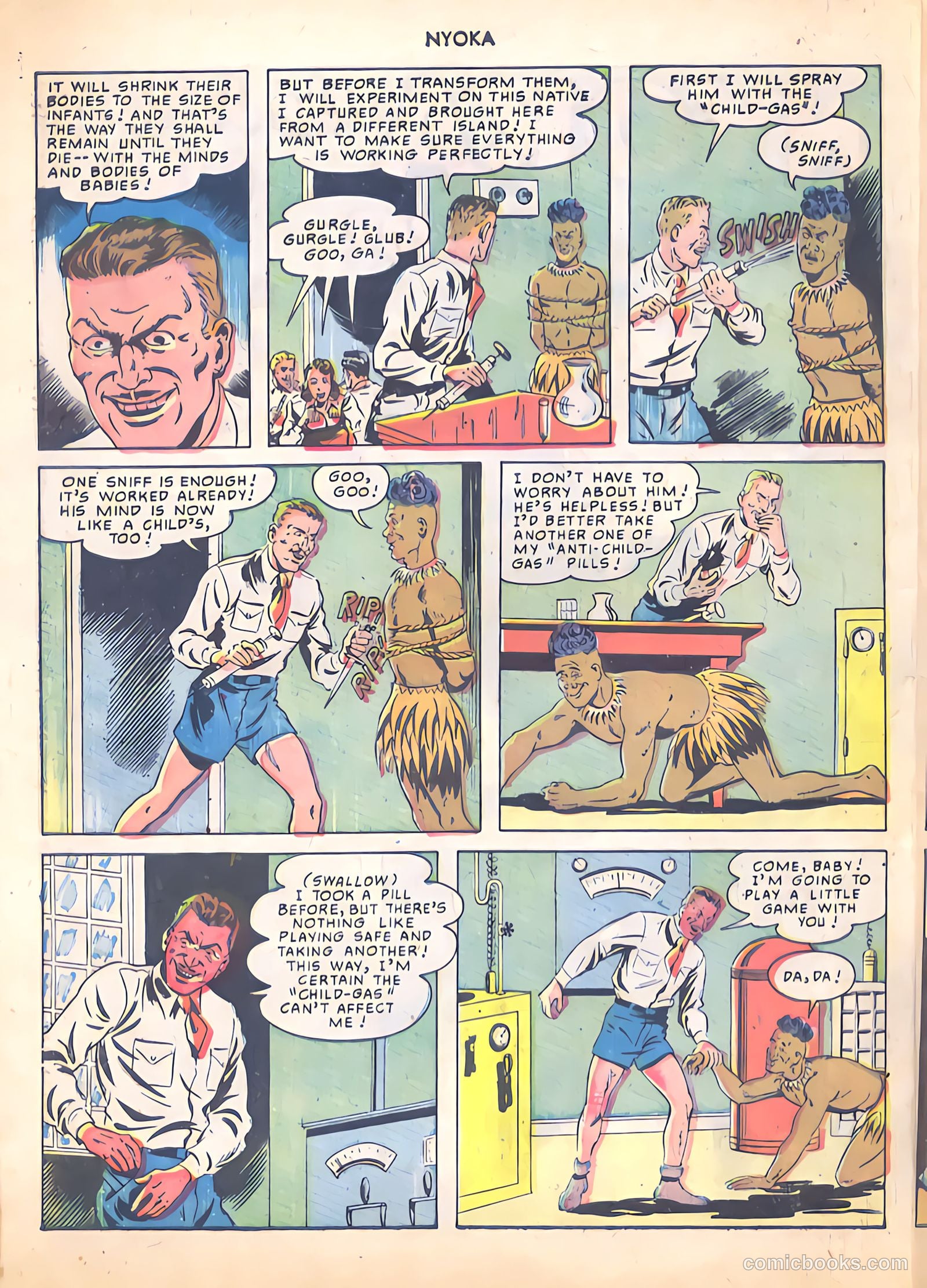 Nyoka the Jungle Girl #41 — page 46 of 52