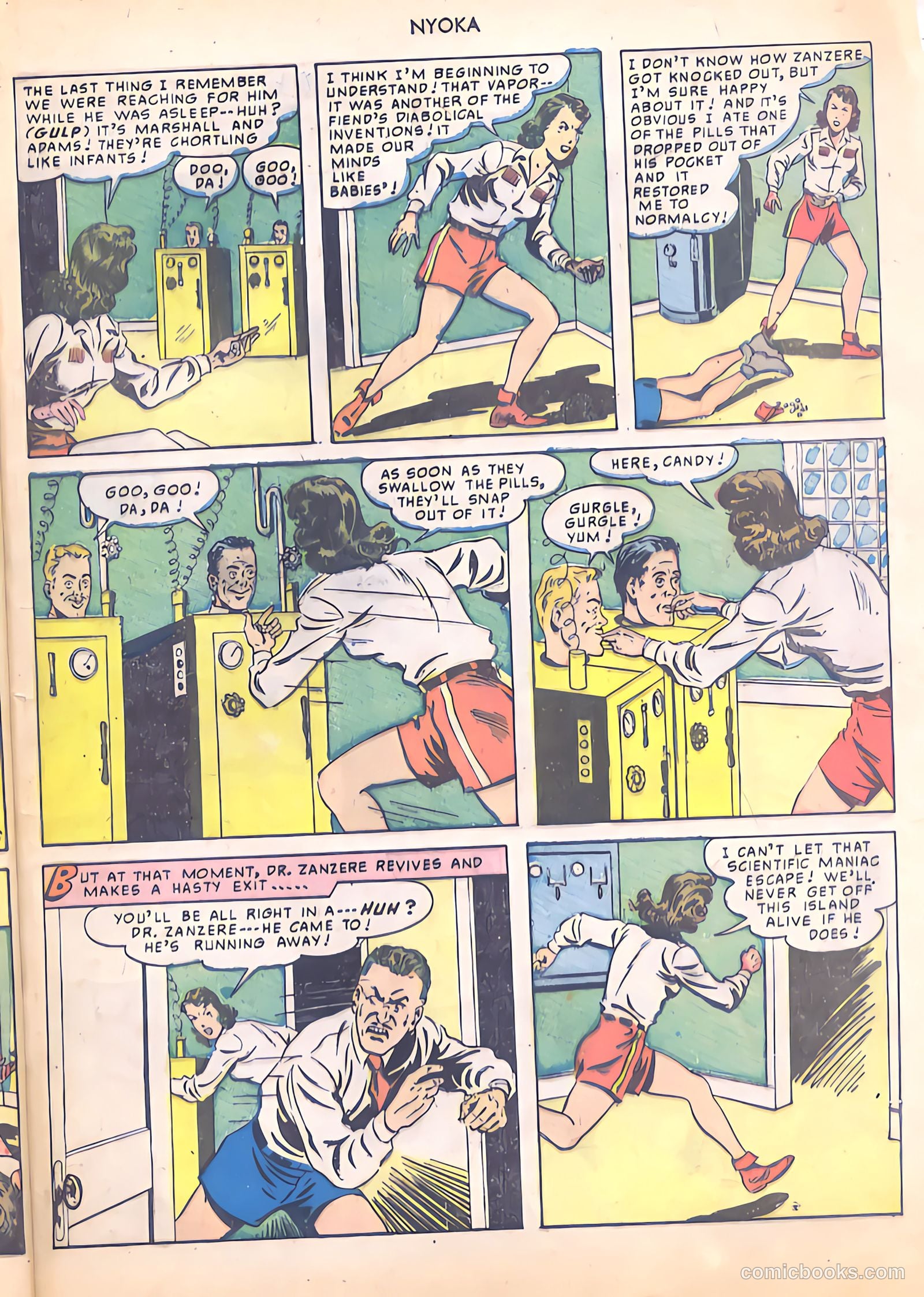 Nyoka the Jungle Girl #41 — page 49 of 52