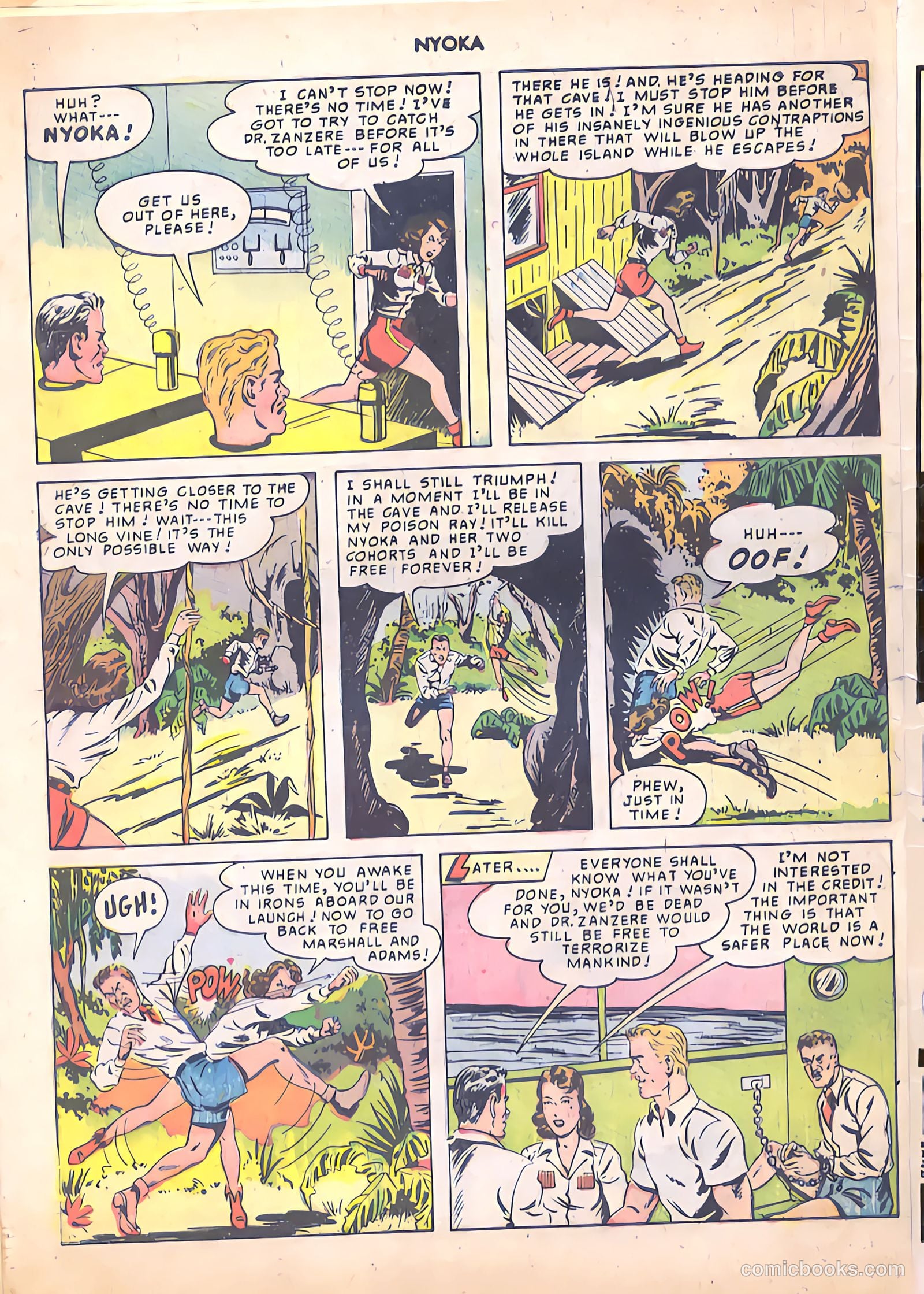 Nyoka the Jungle Girl #41 — page 50 of 52