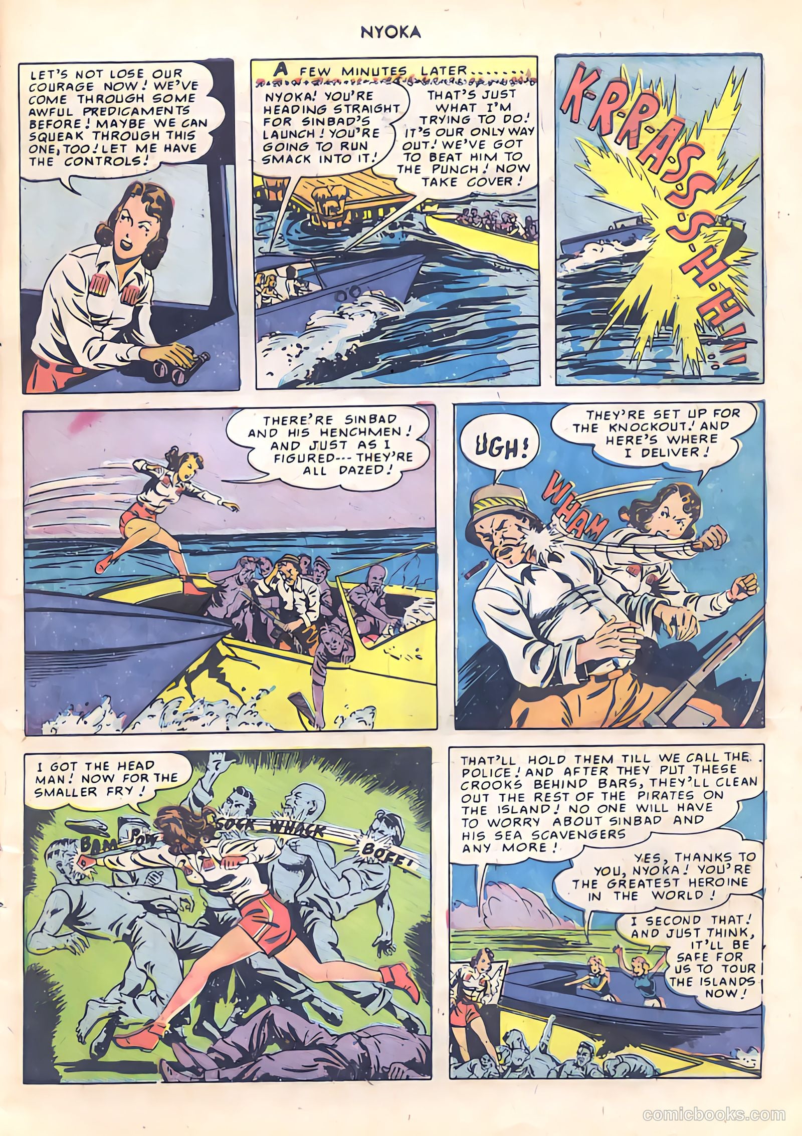Nyoka the Jungle Girl #42 — page 21 of 52