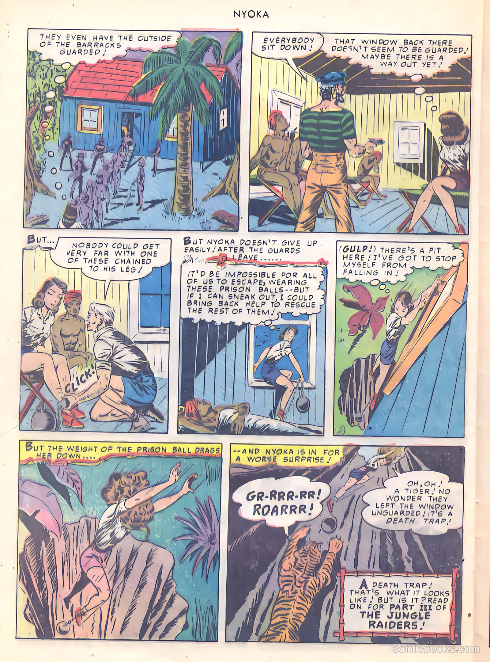 Nyoka the Jungle Girl #42 — page 40 of 52
