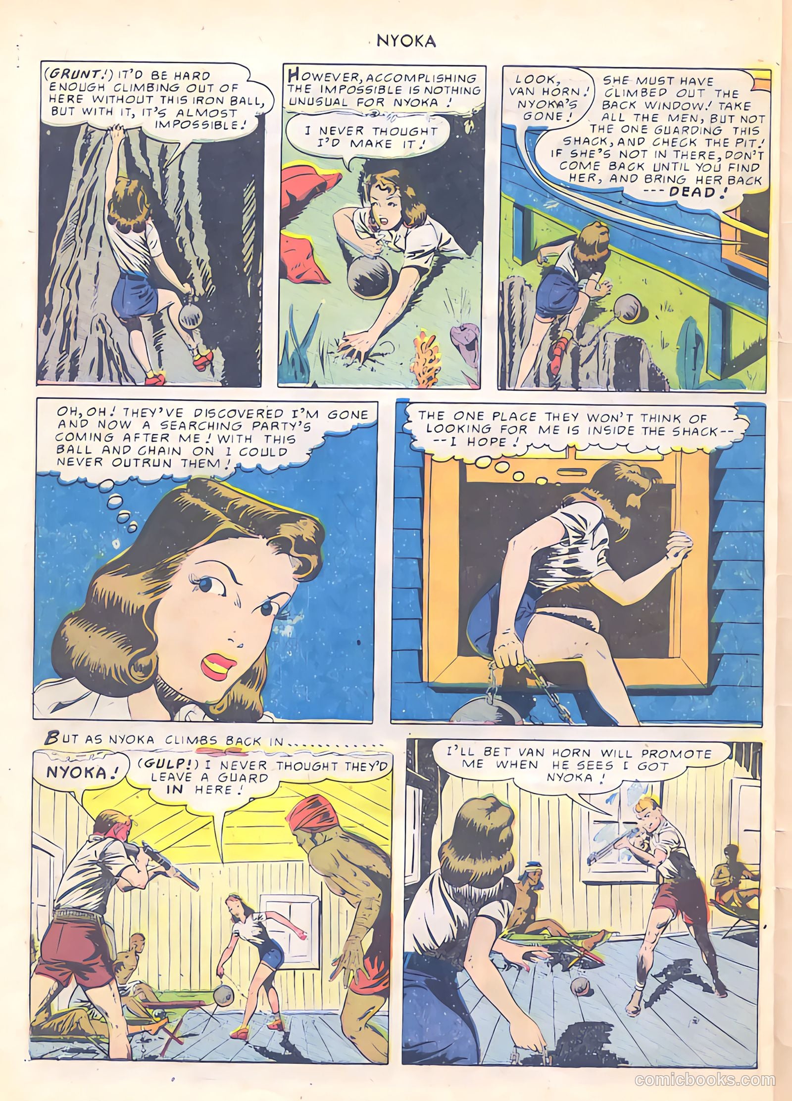 Nyoka the Jungle Girl #42 — page 46 of 52
