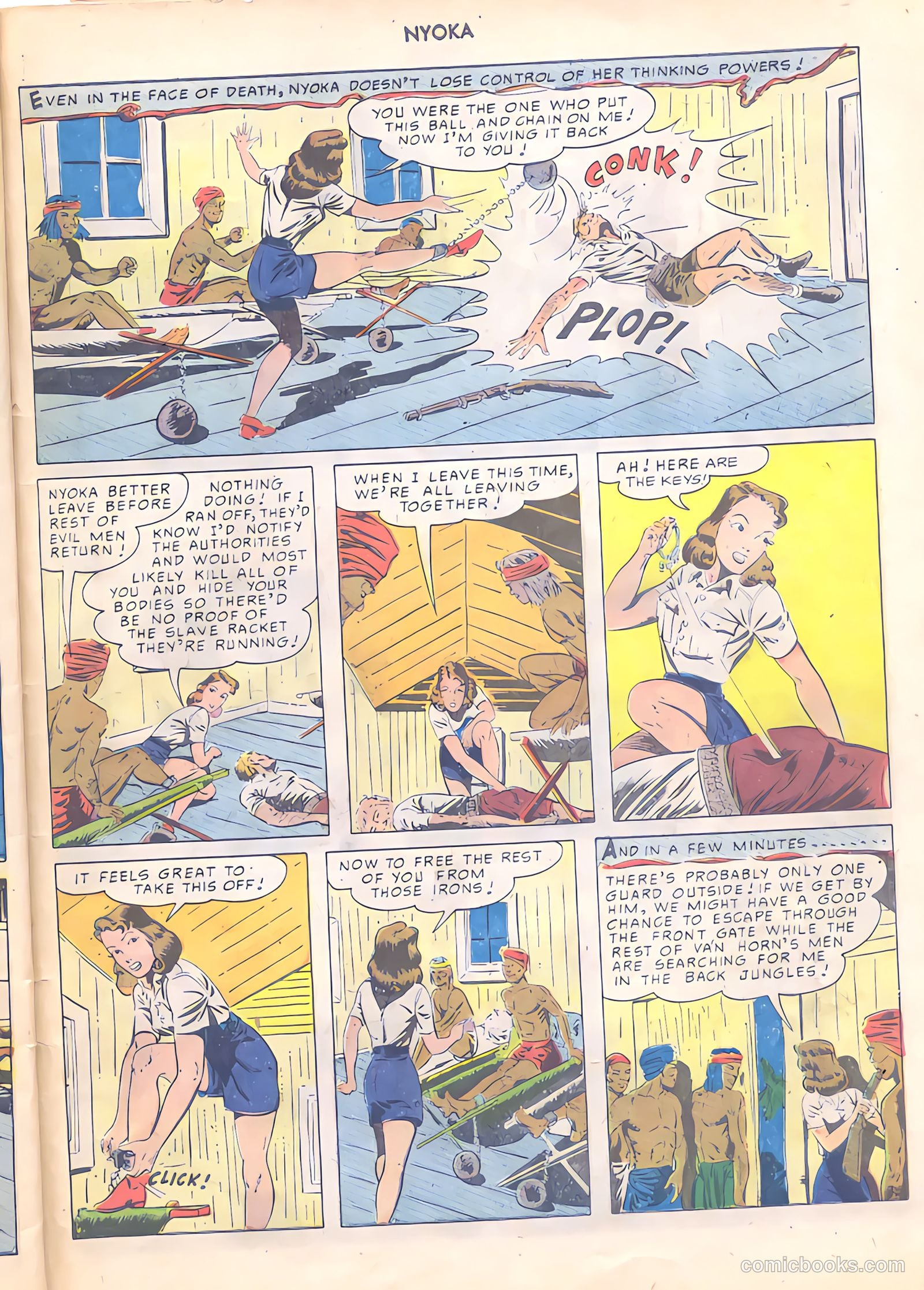 Nyoka the Jungle Girl #42 — page 47 of 52