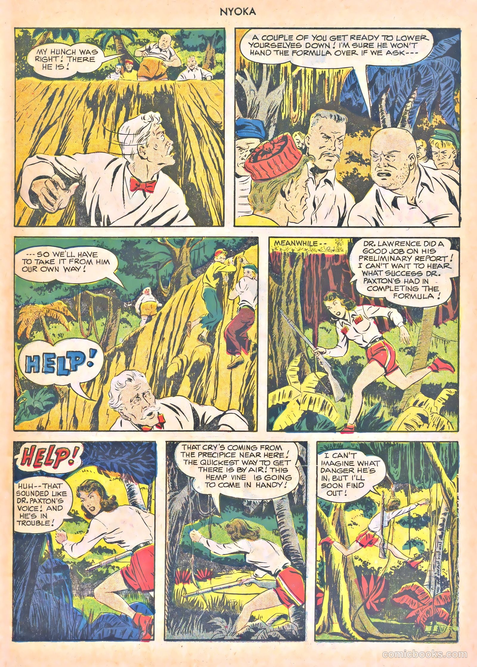 Nyoka the Jungle Girl #43 — page 7 of 52