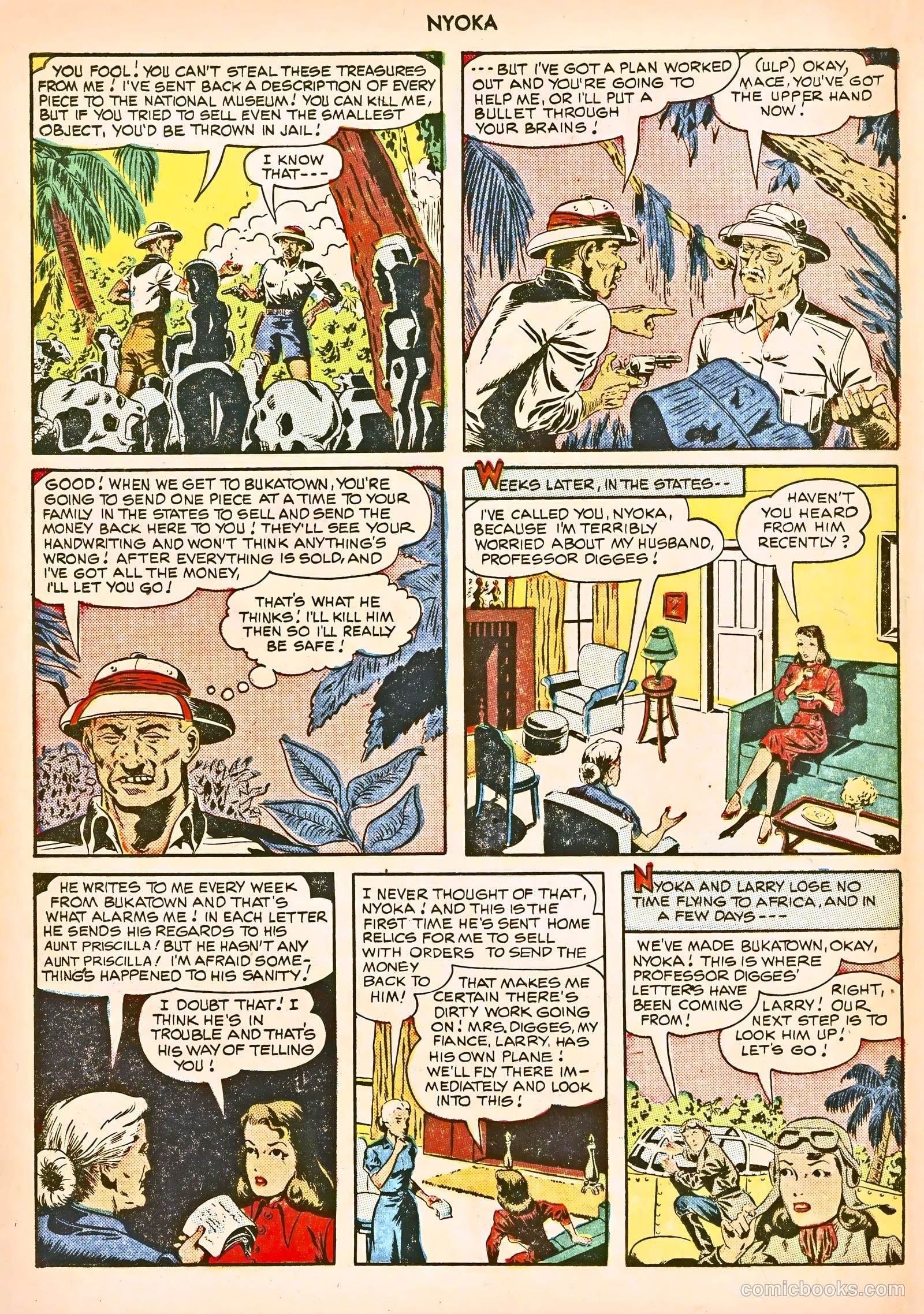 Nyoka the Jungle Girl #43 — page 30 of 52