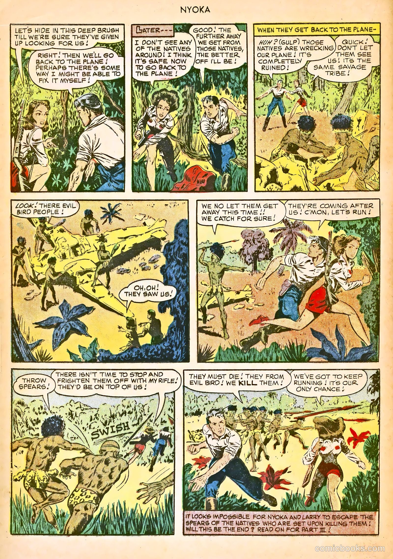 Nyoka the Jungle Girl #43 — page 40 of 52