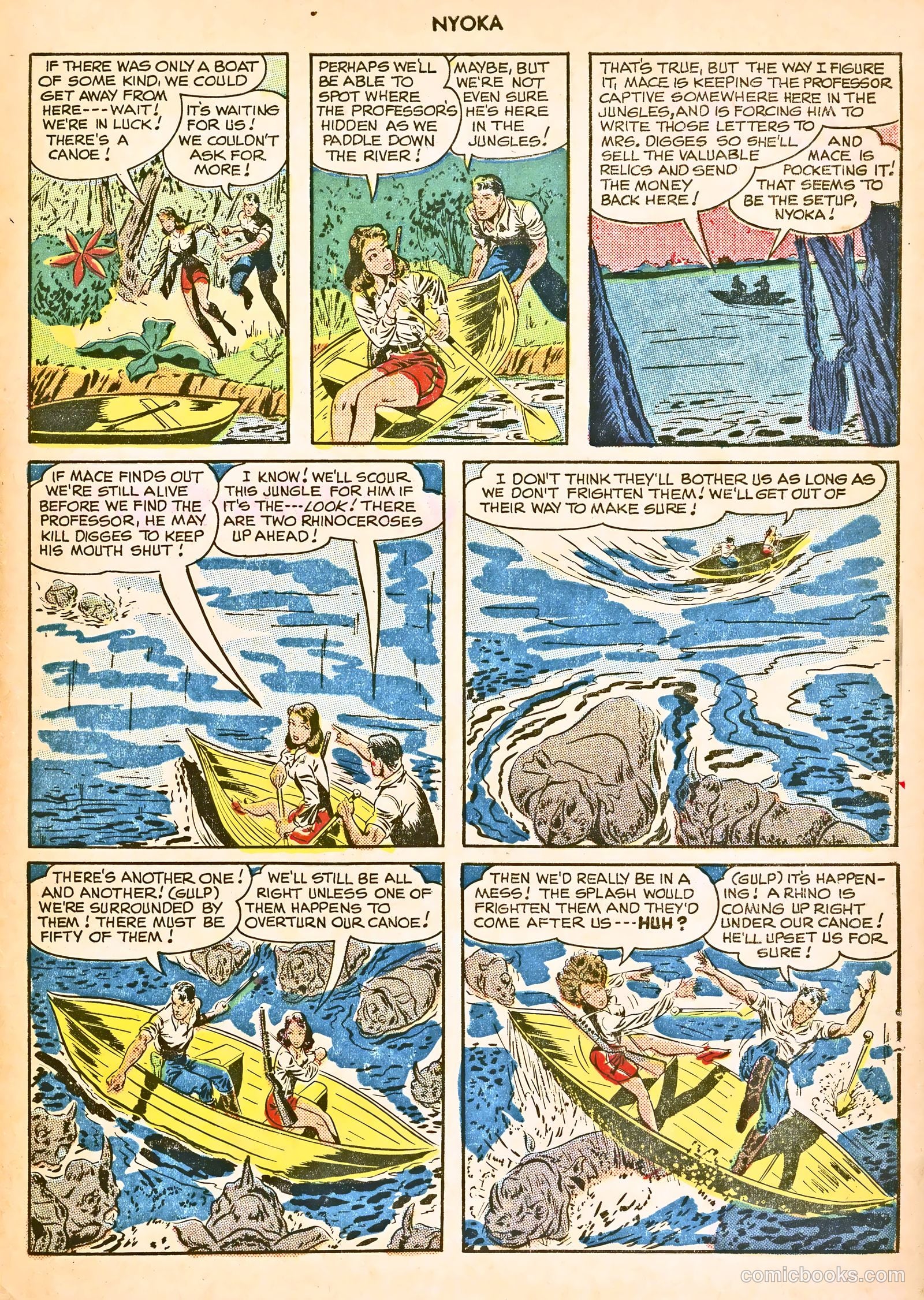 Nyoka the Jungle Girl #43 — page 47 of 52