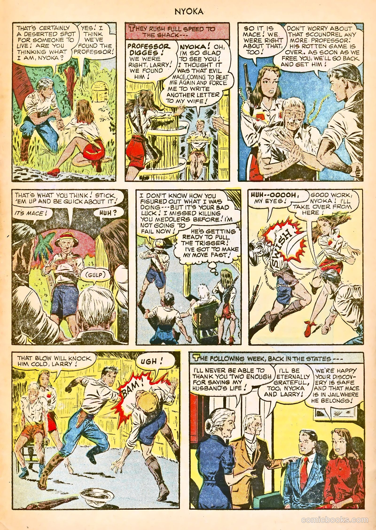 Nyoka the Jungle Girl #43 — page 49 of 52