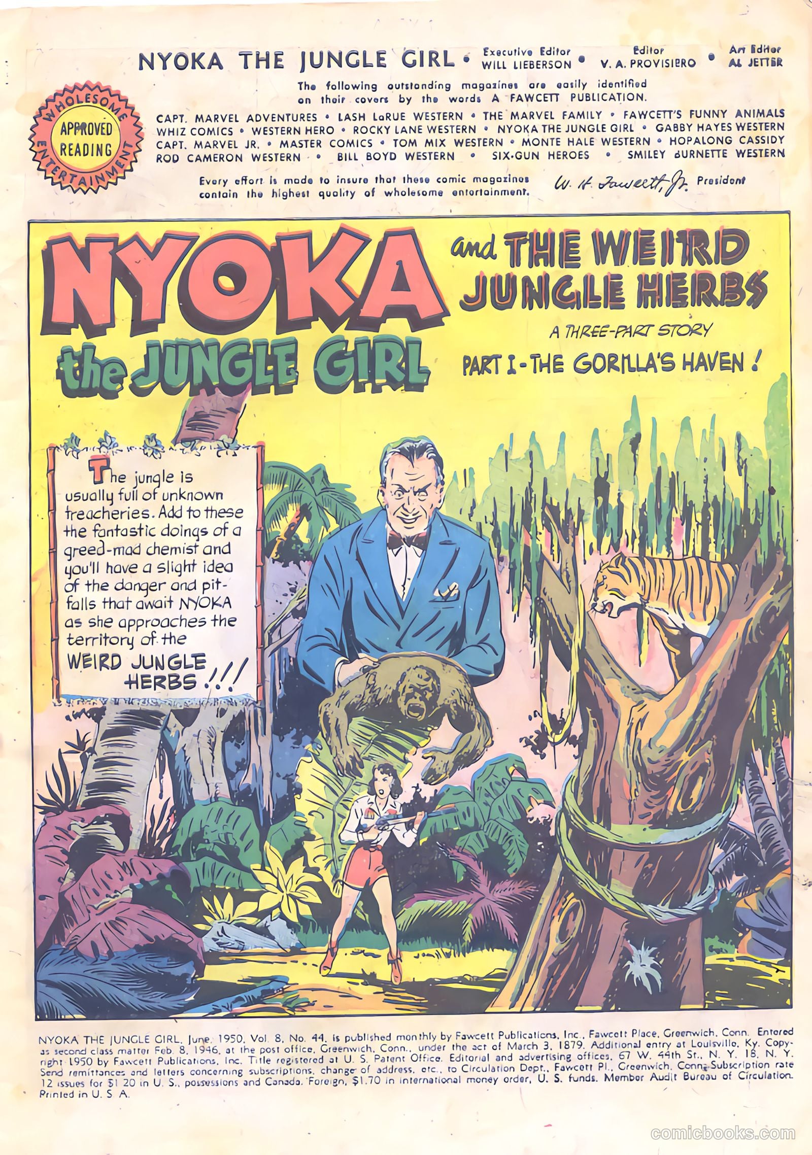 Nyoka the Jungle Girl #44 — page 3 of 36