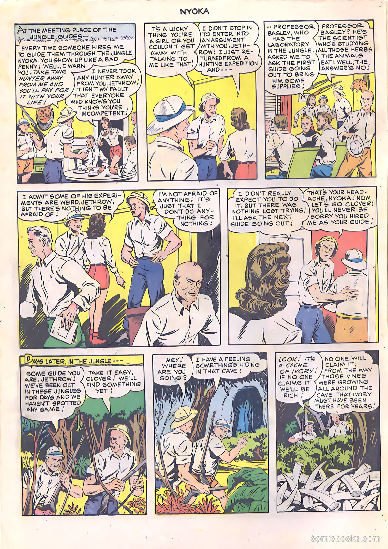 Nyoka the Jungle Girl #44 — page 4 of 36