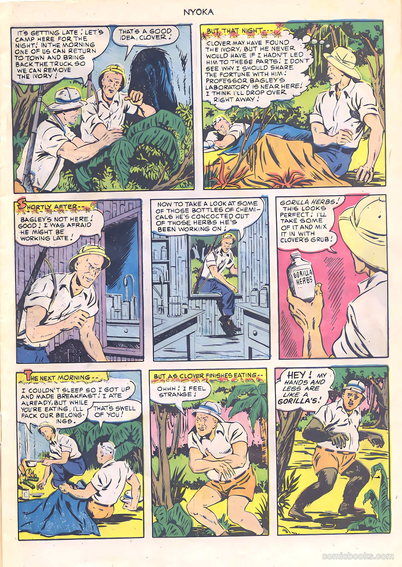 Nyoka the Jungle Girl #44 — page 5 of 36