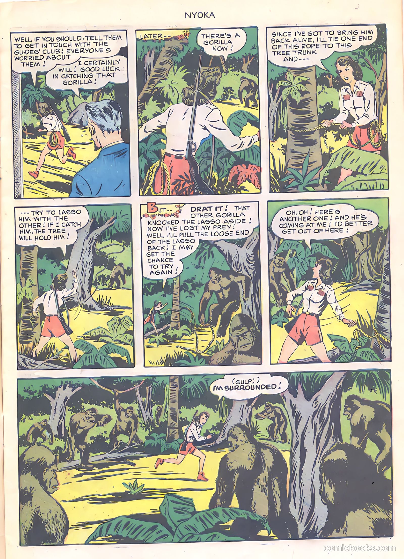 Nyoka the Jungle Girl #44 — page 7 of 36