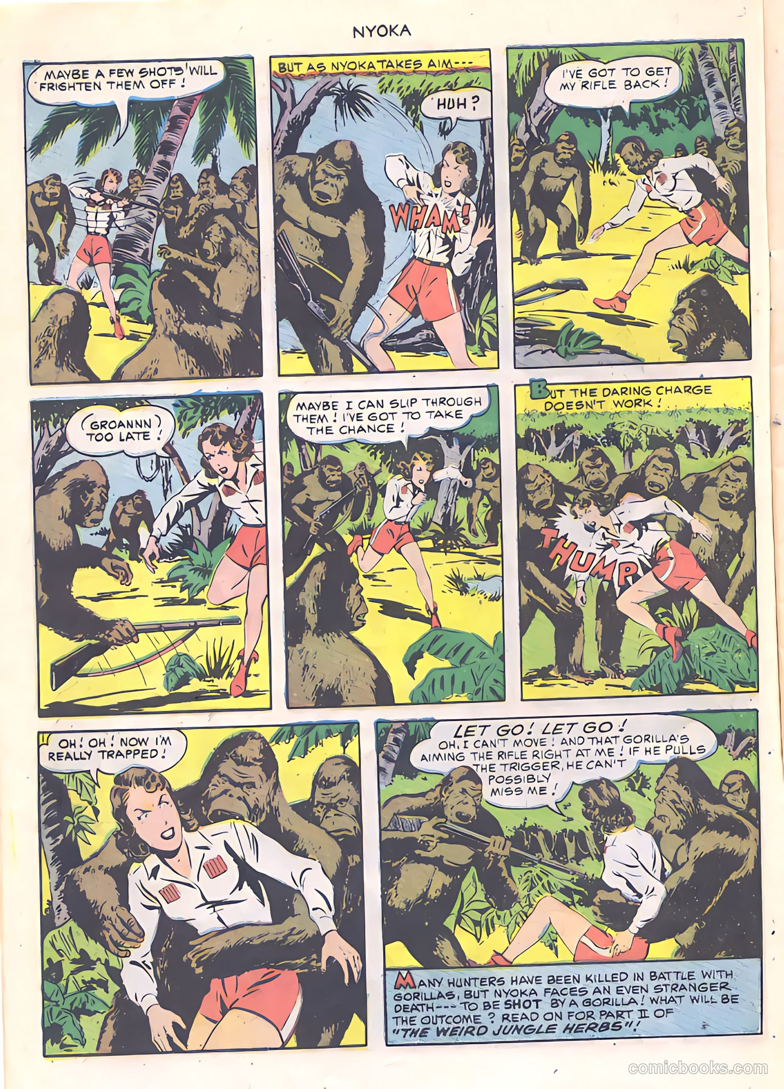 Nyoka the Jungle Girl #44 — page 8 of 36