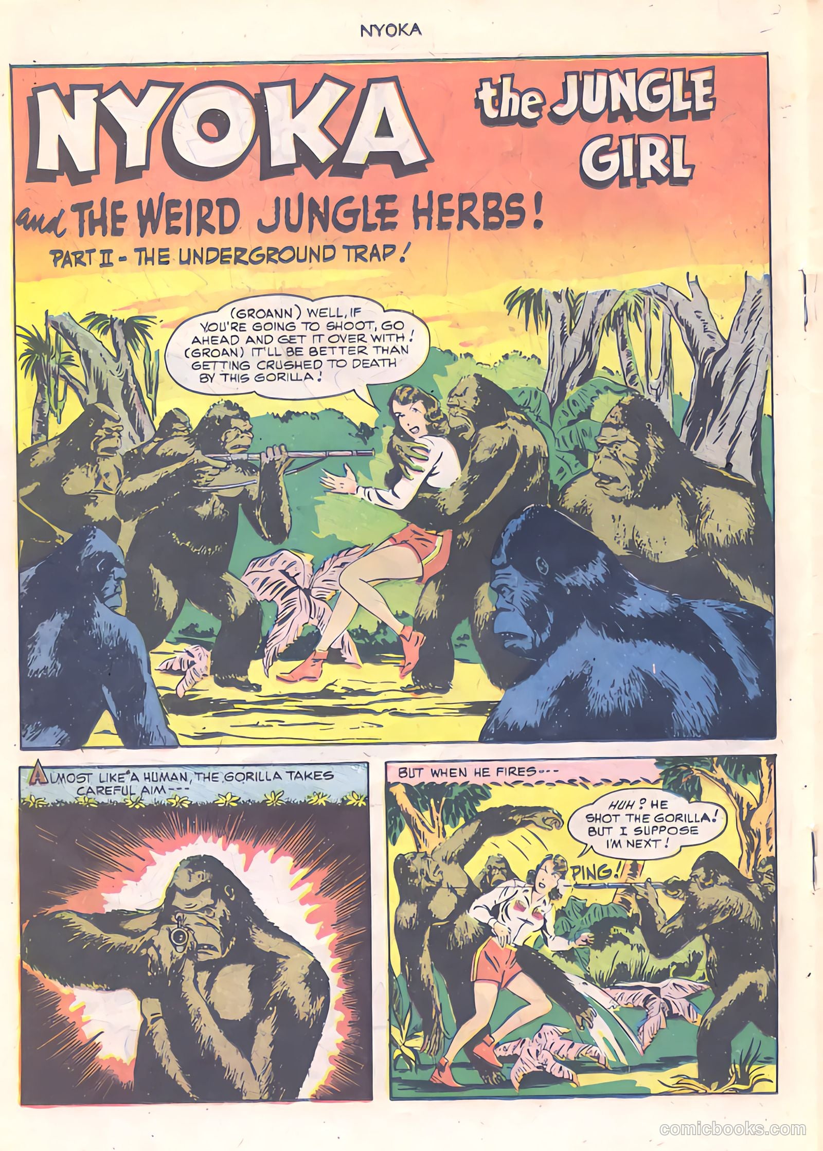 Nyoka the Jungle Girl #44 — page 18 of 36