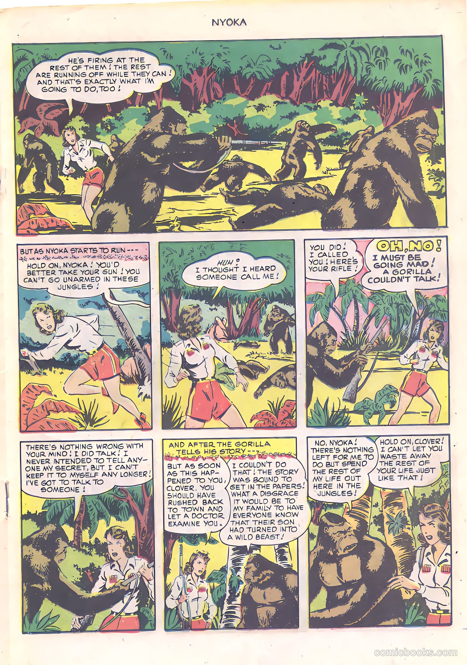 Nyoka the Jungle Girl #44 — page 19 of 36