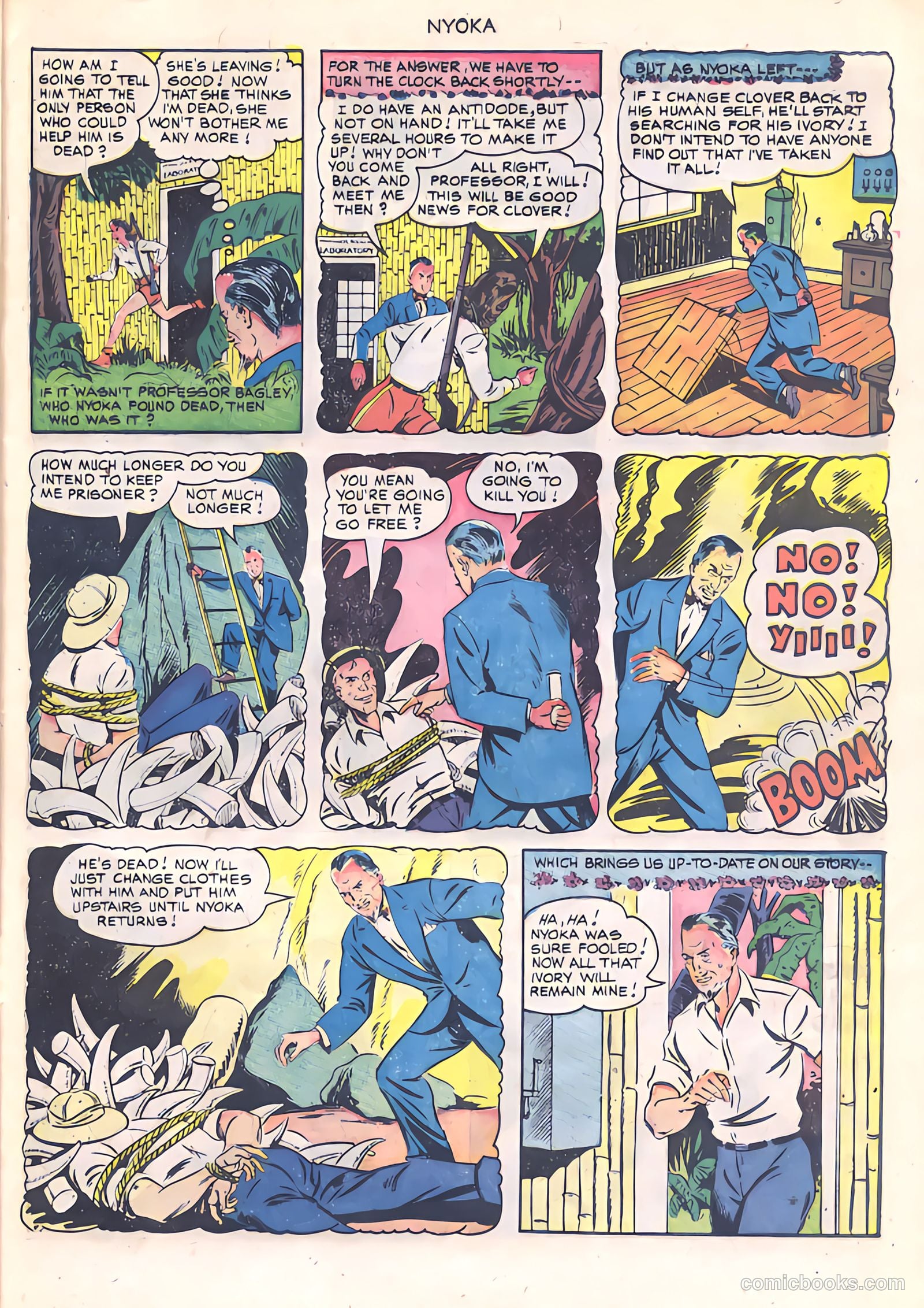 Nyoka the Jungle Girl #44 — page 21 of 36