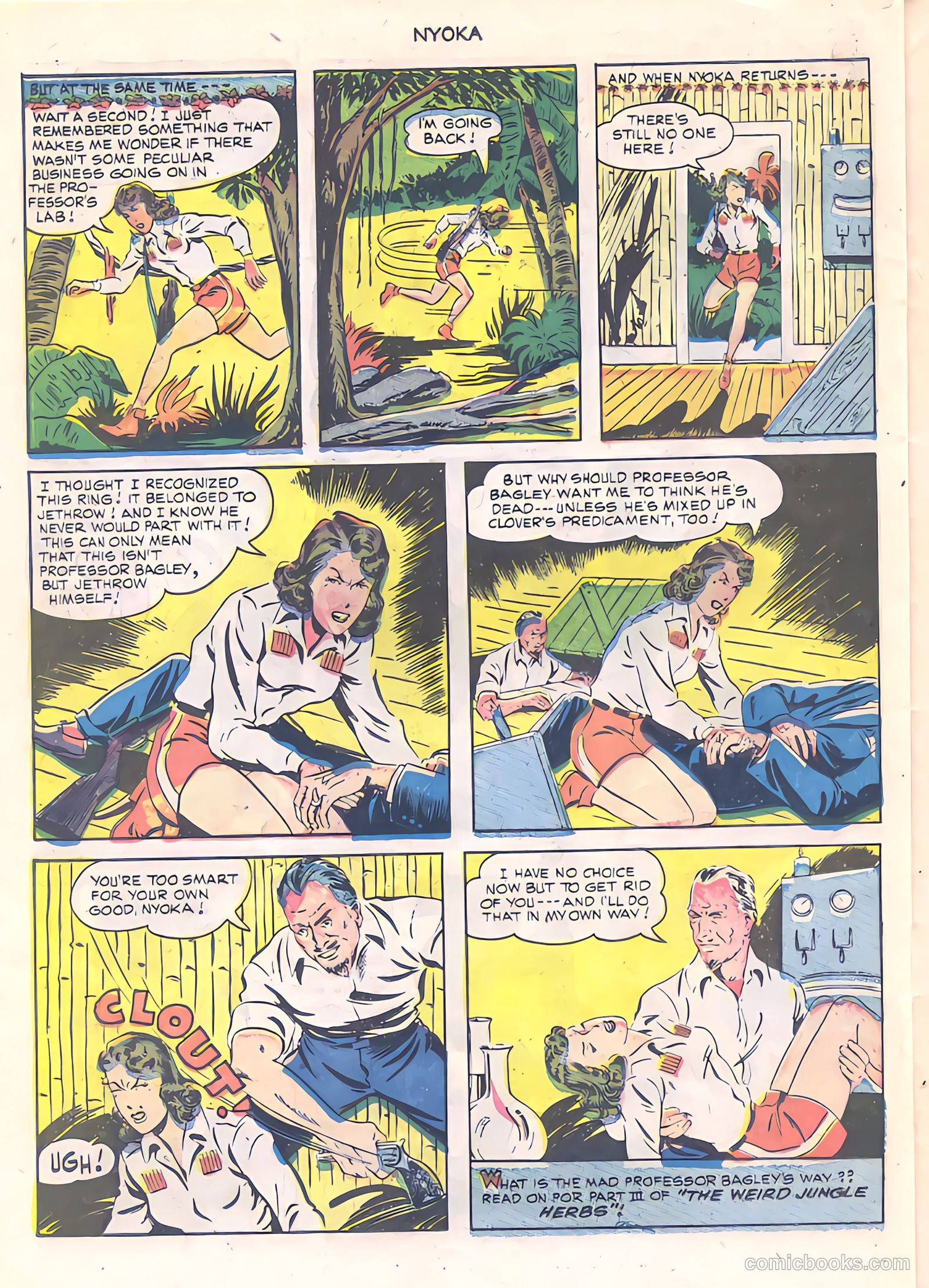 Nyoka the Jungle Girl #44 — page 22 of 36