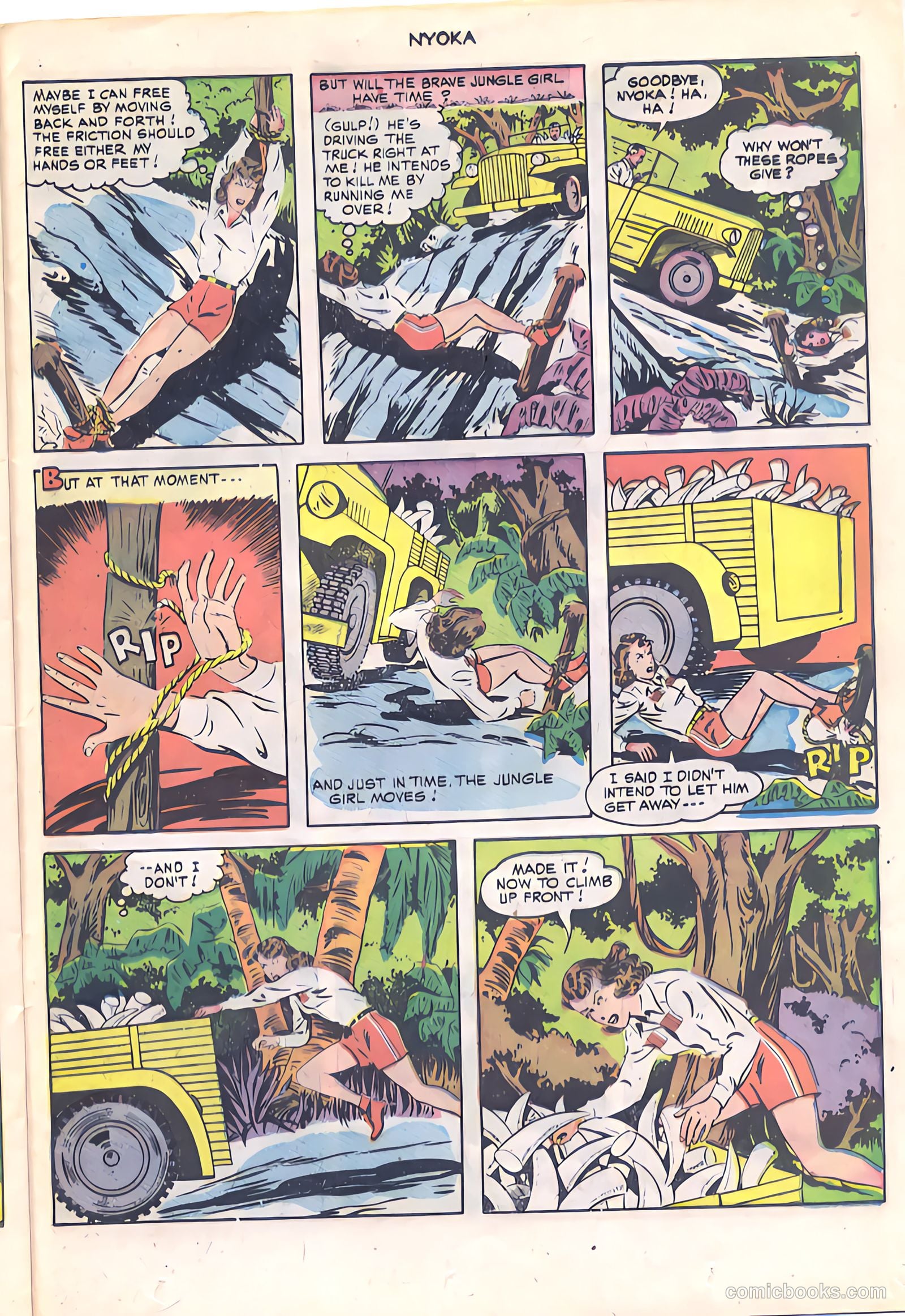 Nyoka the Jungle Girl #44 — page 25 of 36