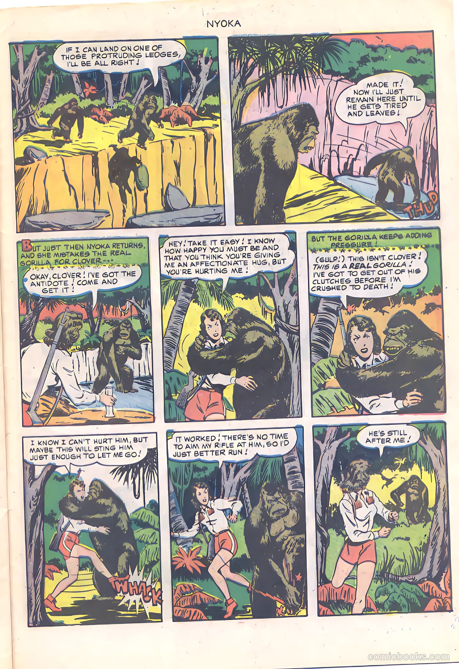 Nyoka the Jungle Girl #44 — page 27 of 36