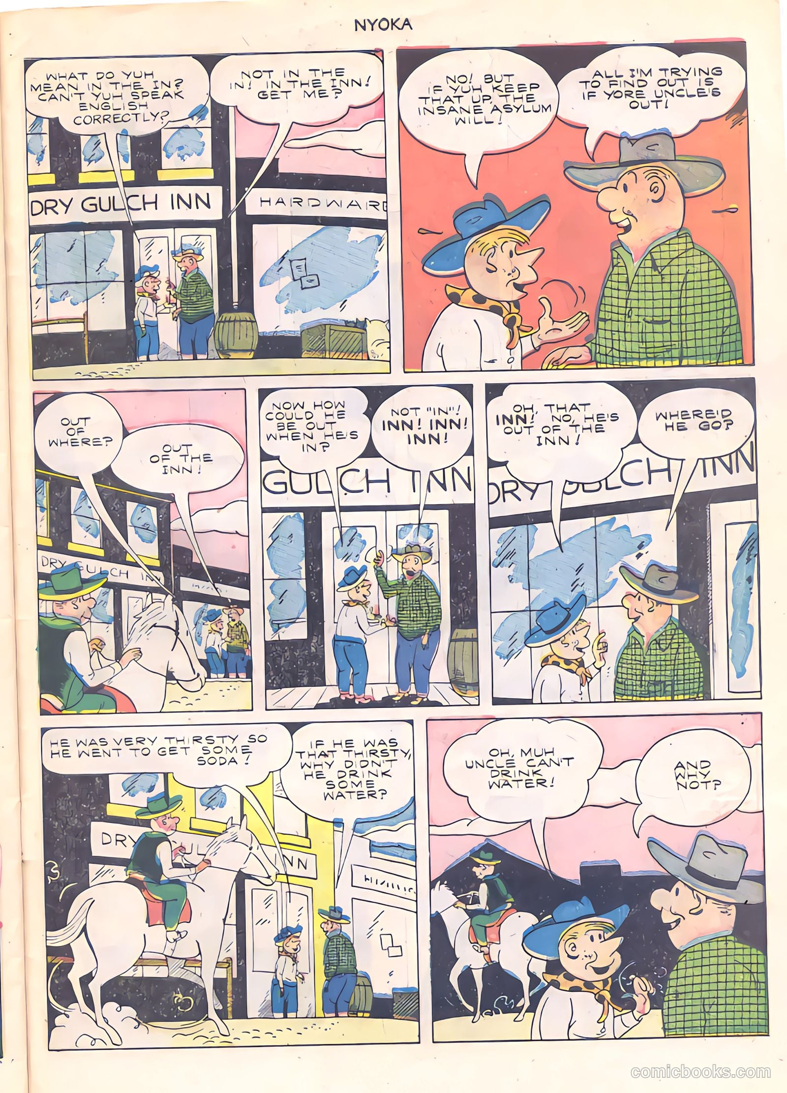 Nyoka the Jungle Girl #44 — page 31 of 36