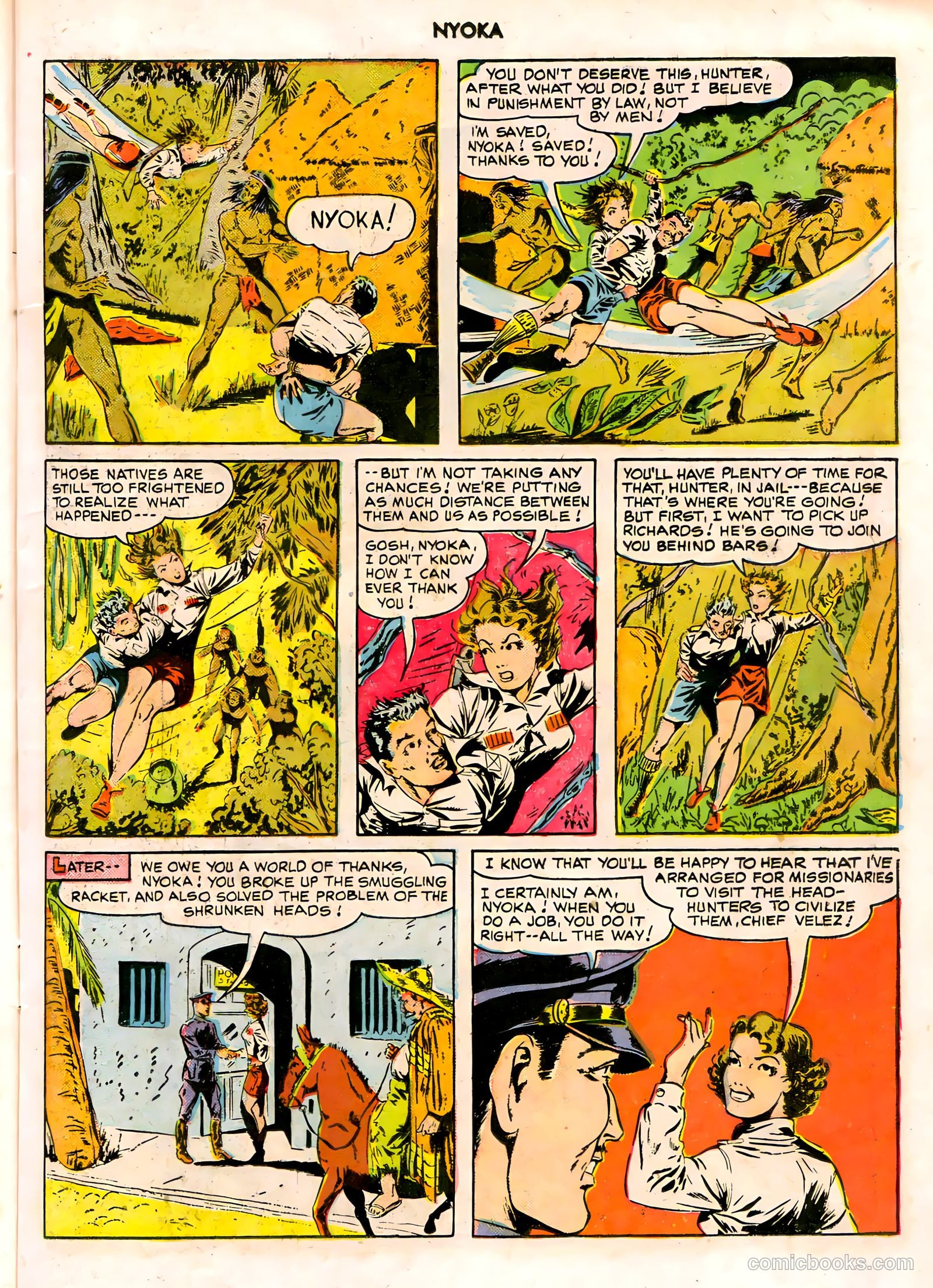 Nyoka the Jungle Girl #45 — page 23 of 52