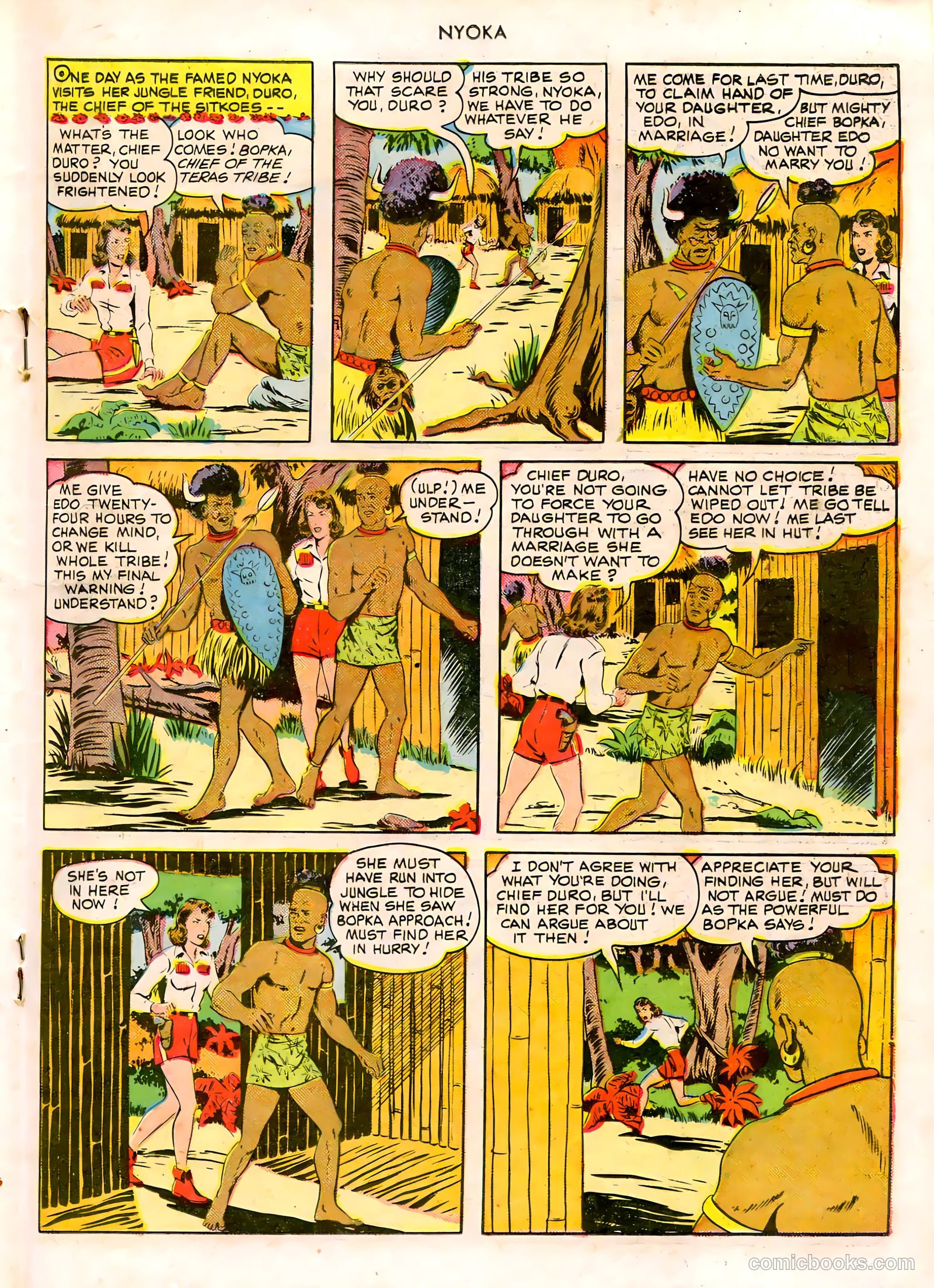 Nyoka the Jungle Girl #45 — page 27 of 52