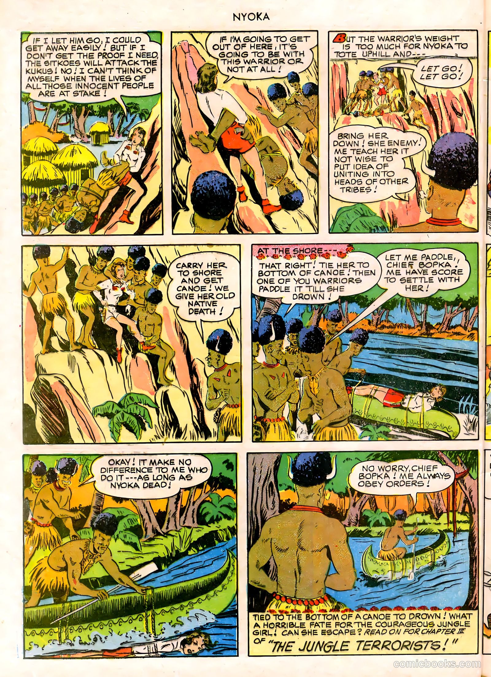 Nyoka the Jungle Girl #45 — page 40 of 52
