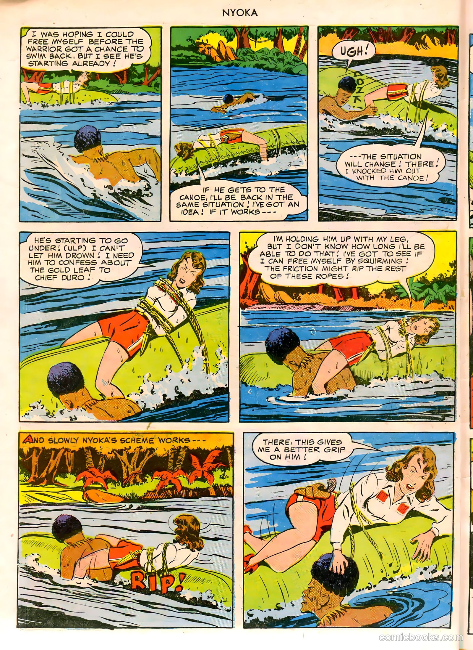 Nyoka the Jungle Girl #45 — page 46 of 52