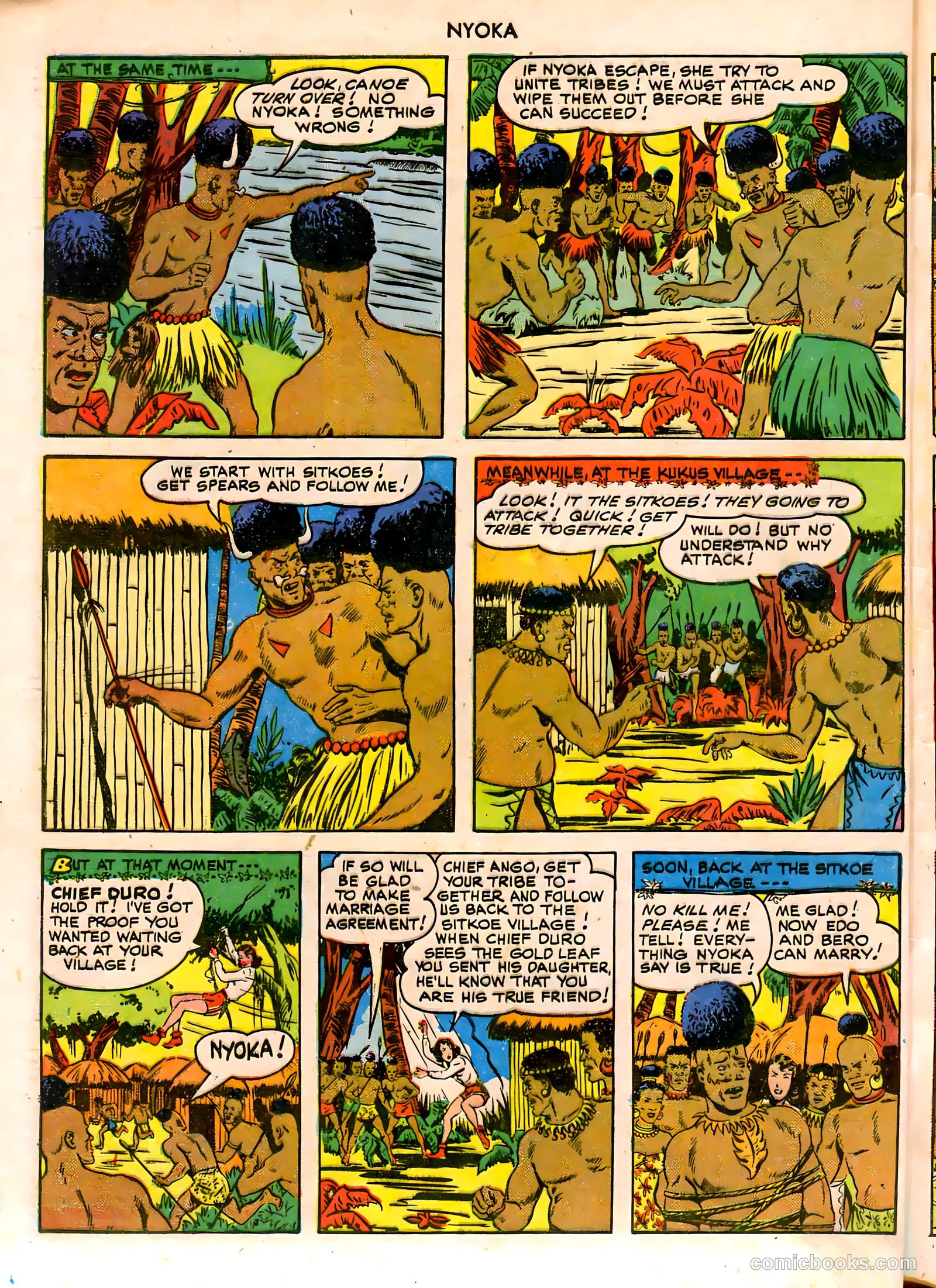 Nyoka the Jungle Girl #45 — page 48 of 52