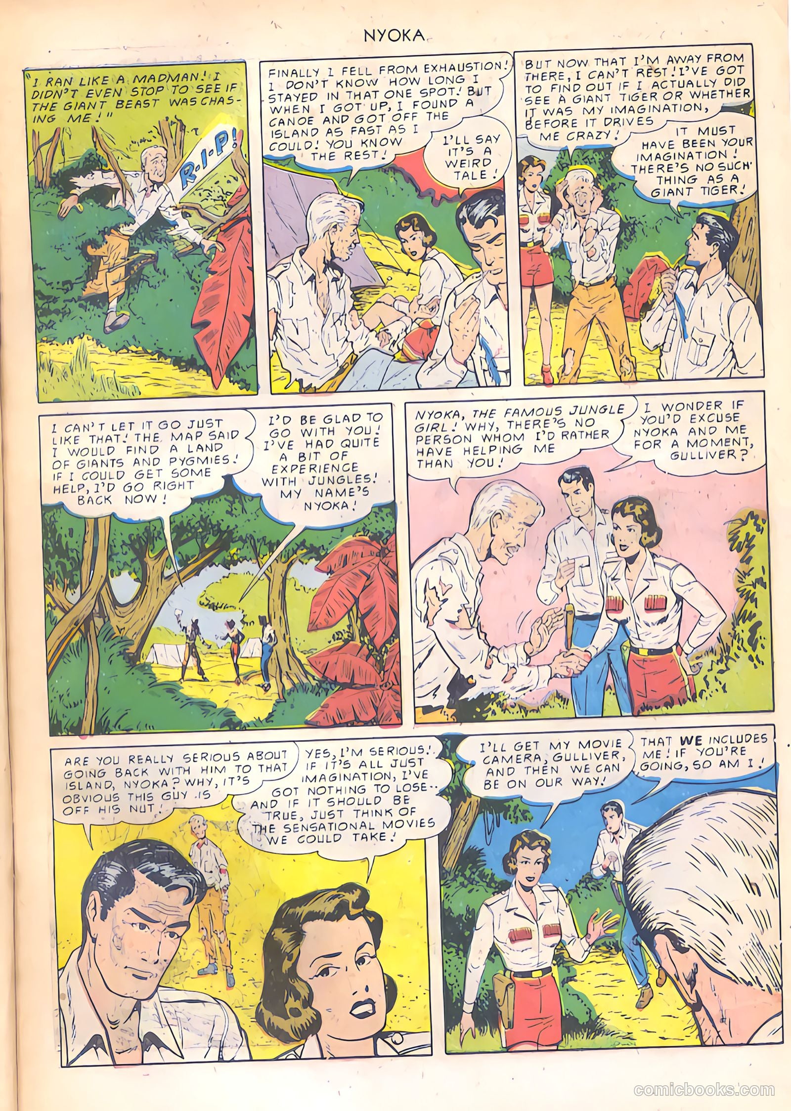 Nyoka the Jungle Girl #46 — page 7 of 52