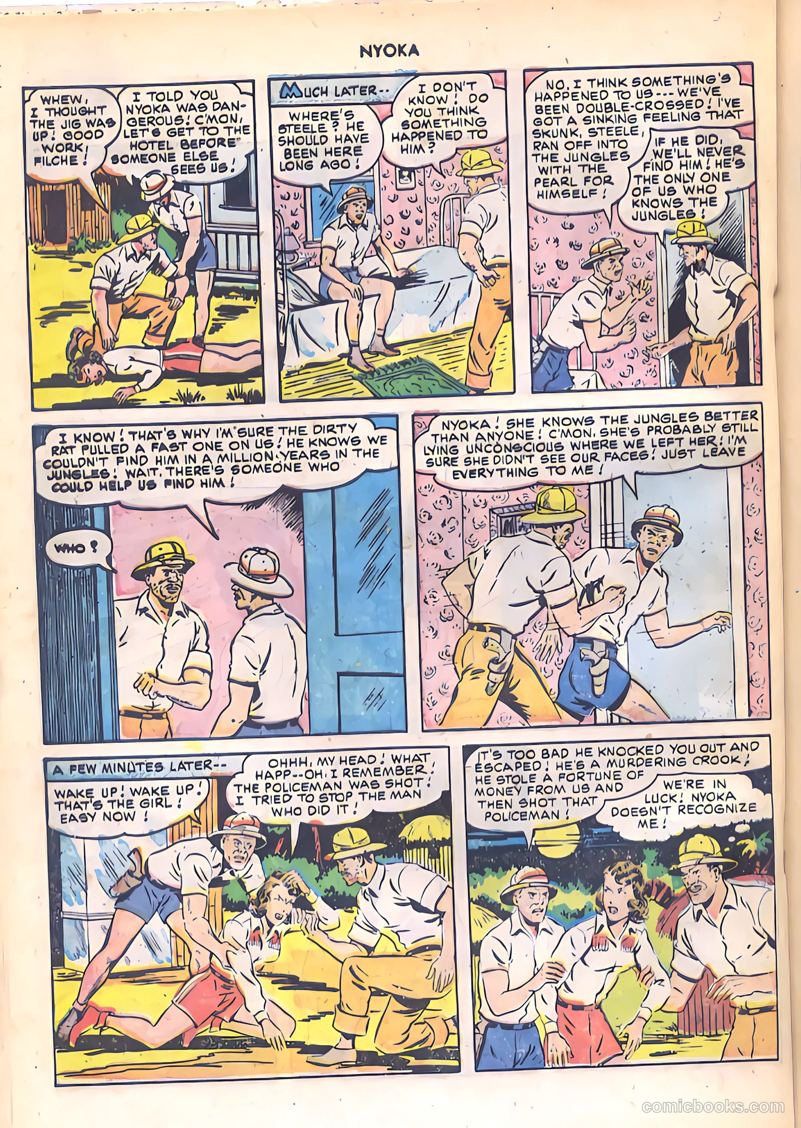 Nyoka the Jungle Girl #46 — page 32 of 52