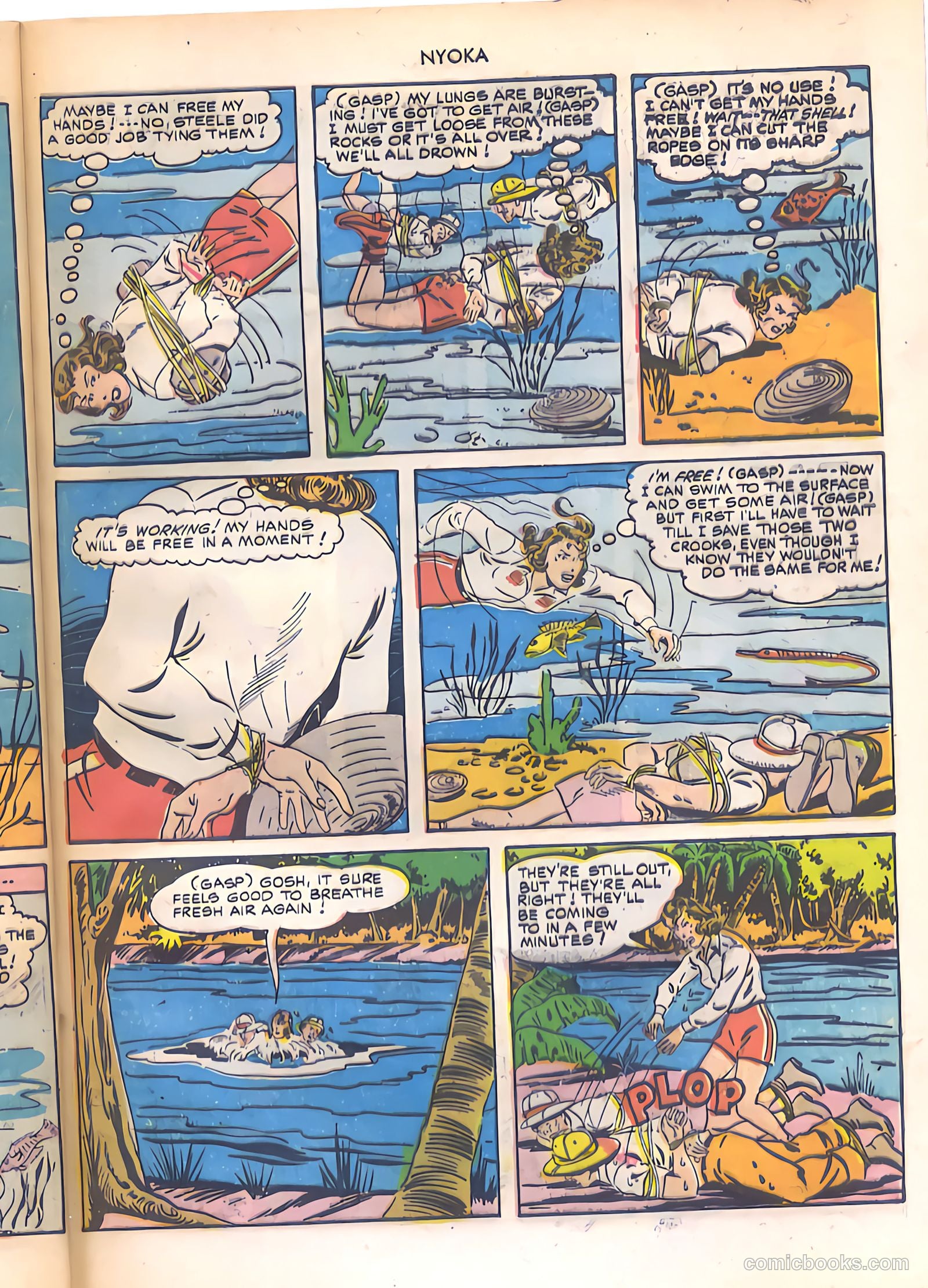 Nyoka the Jungle Girl #46 — page 45 of 52